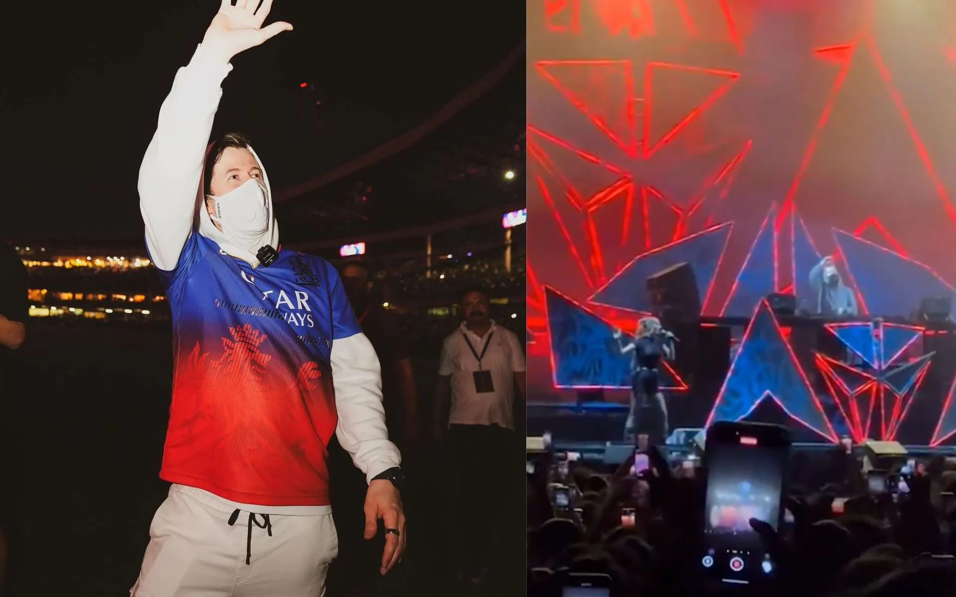 Alan Walker celebrates RCB at Bengaluru concert (@ImTanujSingh/X.com)