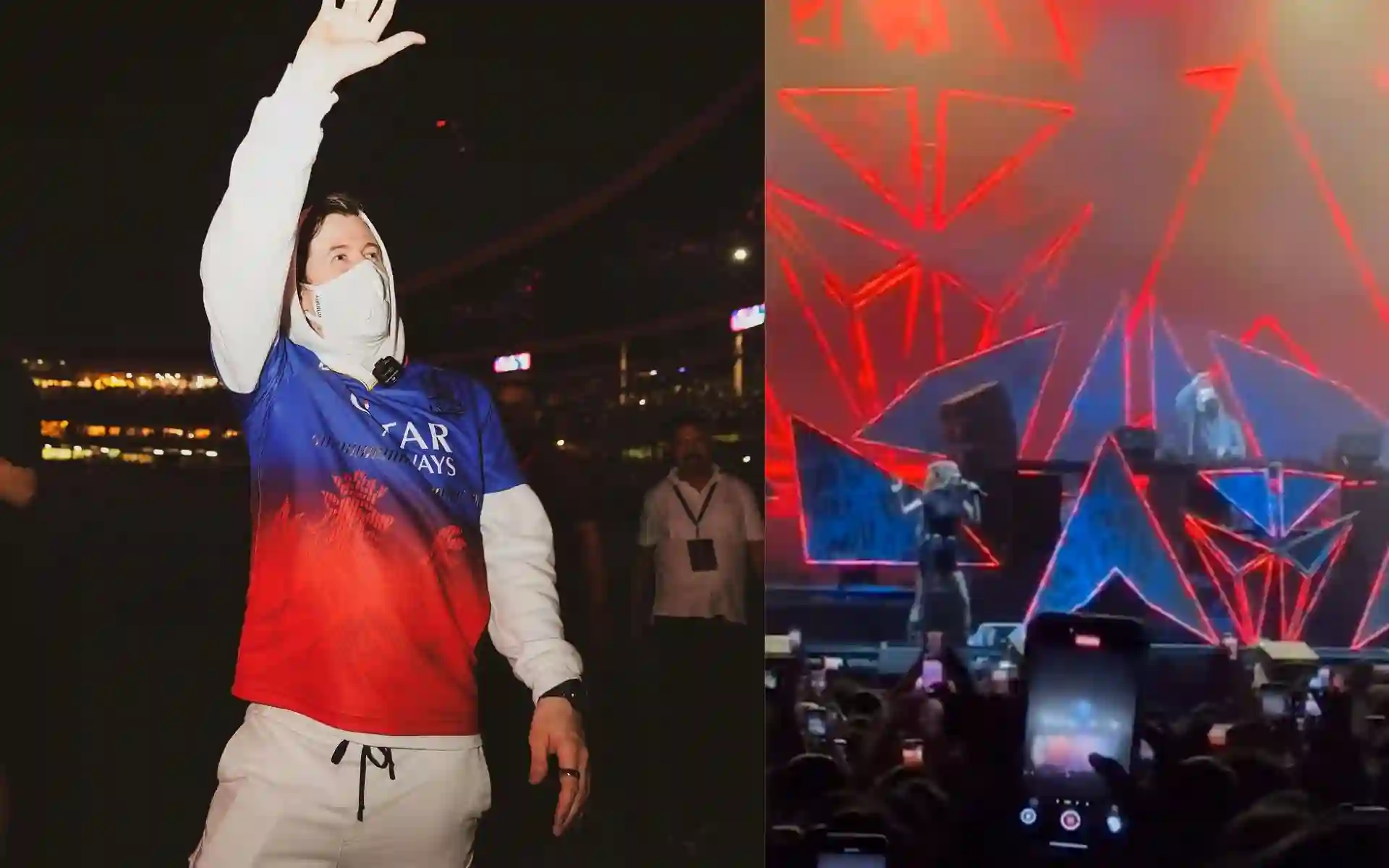 Alan Walker celebrates RCB at Bengaluru concert (@ImTanujSingh/X.com)