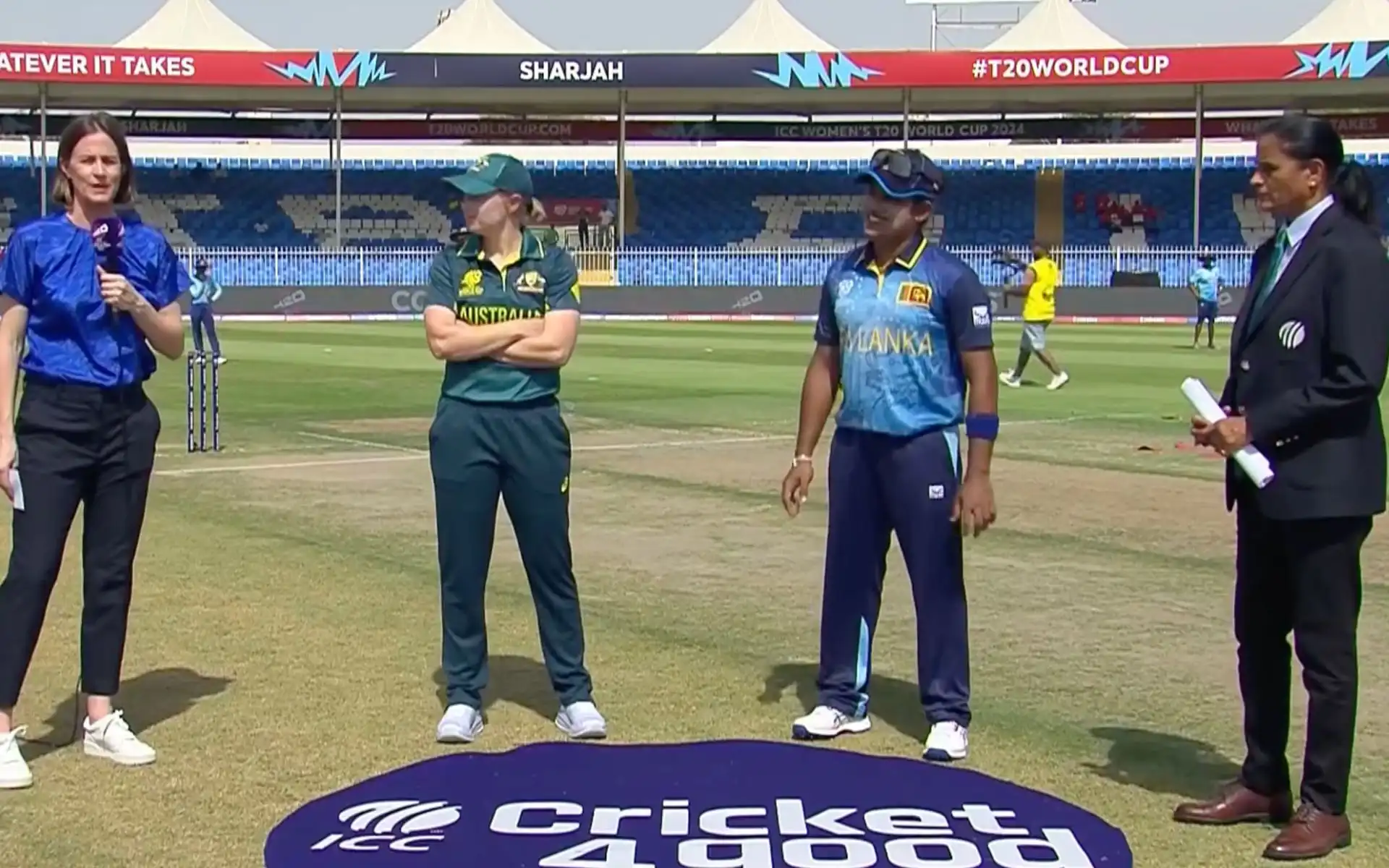 Sri Lanka won the toss [Source: screengrab@Hotstar]