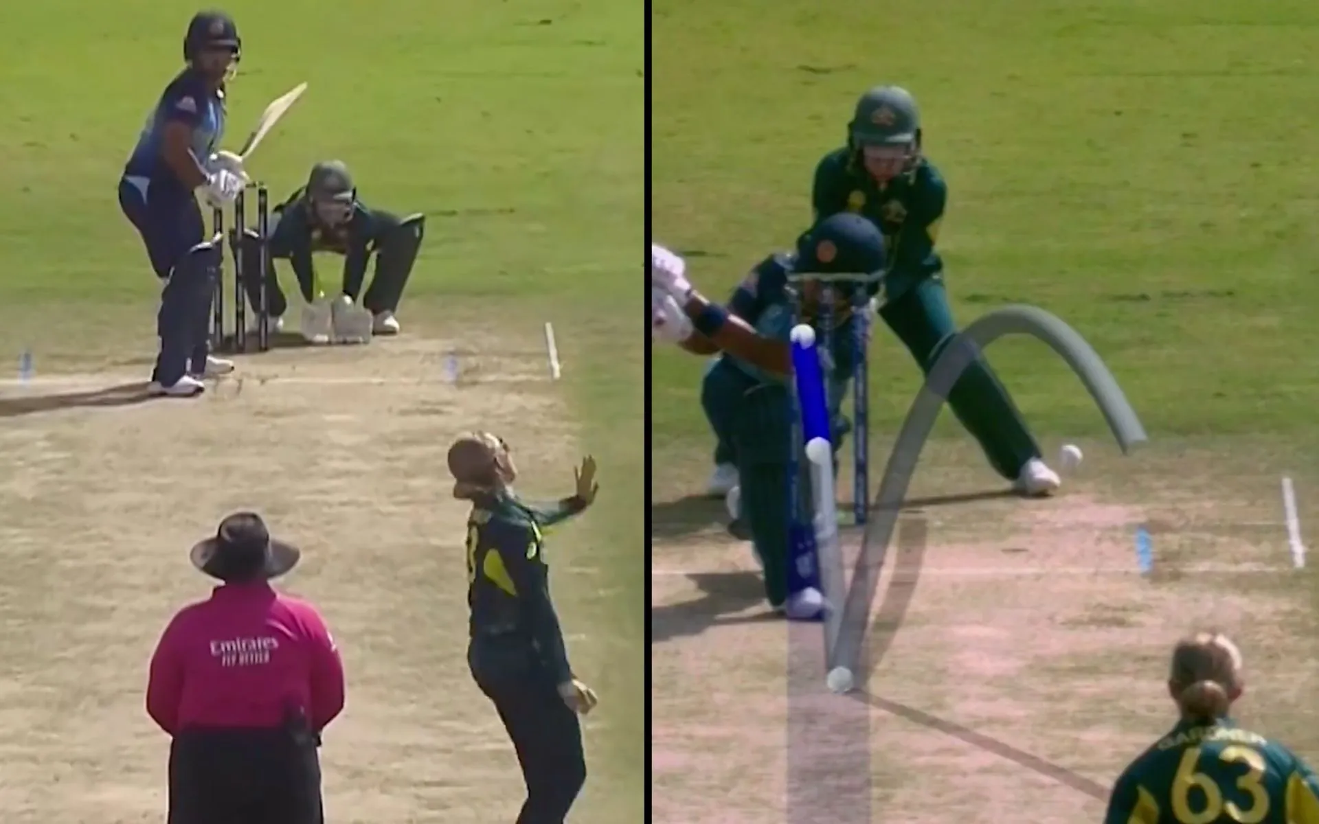 Chamari Athapaththu's Wicket- (Source: @ScreenGrab)