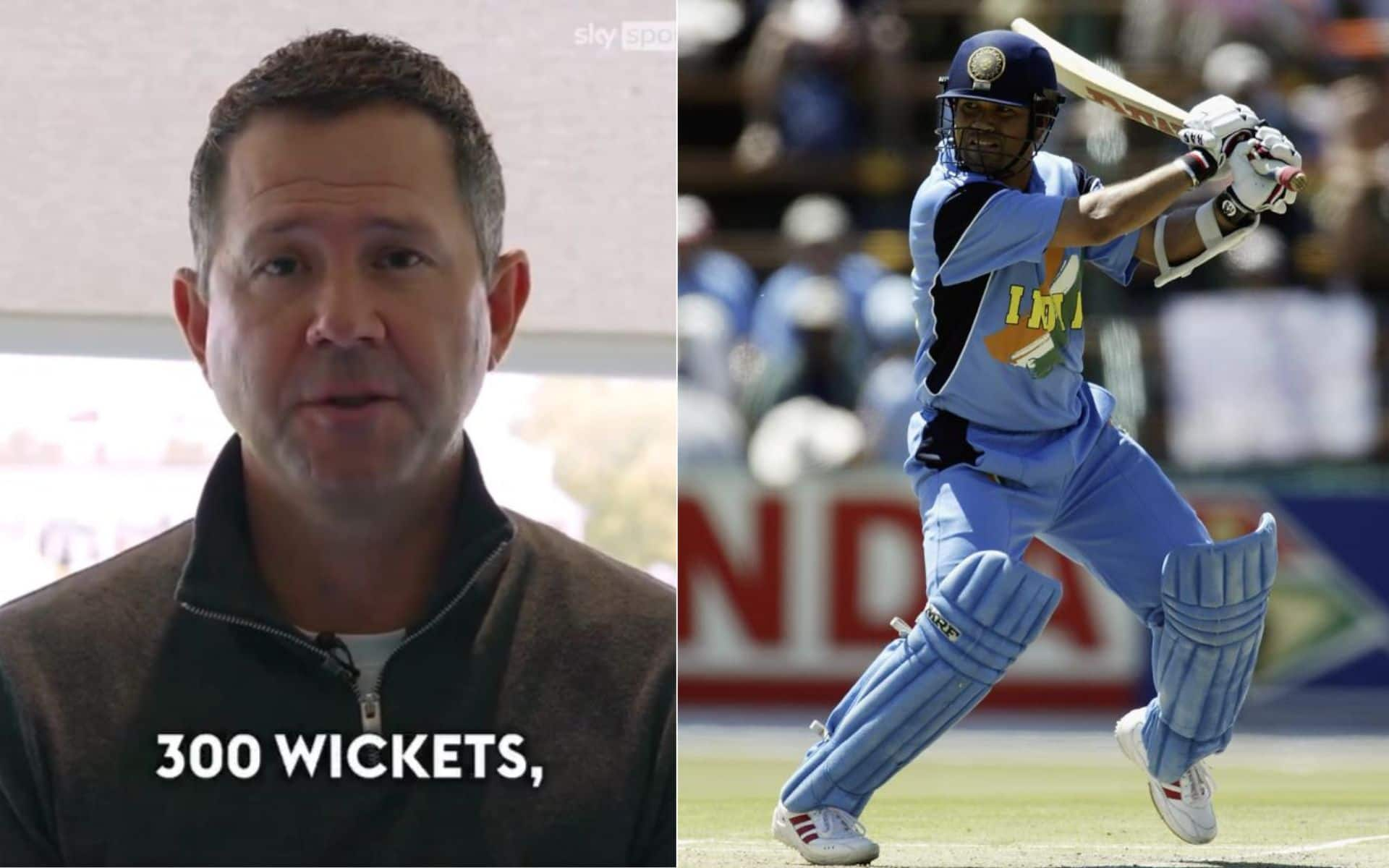 Ricky Ponting and Sachin Tendulkar [Source: @SkyCricket, @ICC/x.com]