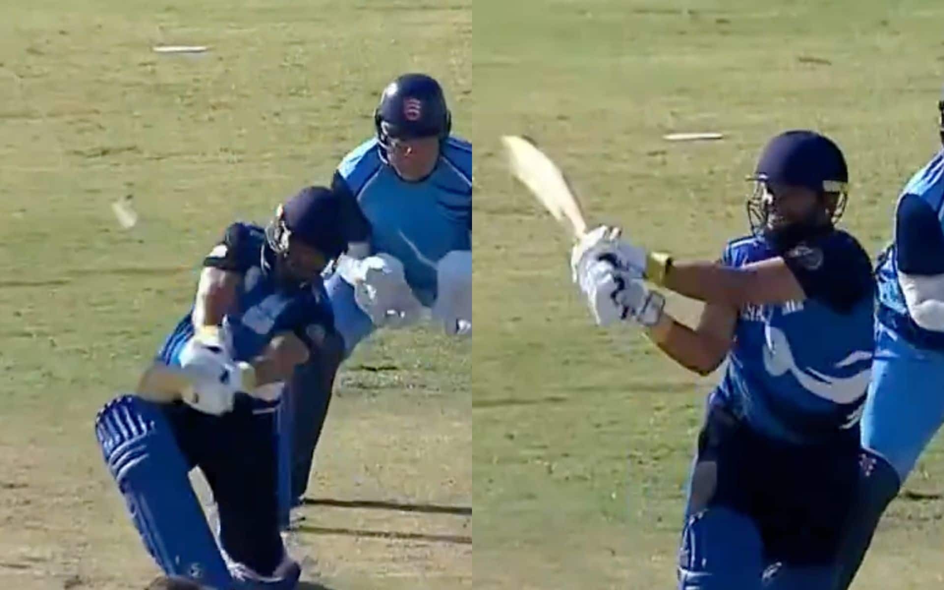 Suresh Raina played a destructive knock in the second match of the NCL 2024 [Source: Screen Grab From @FanCode/x.com]