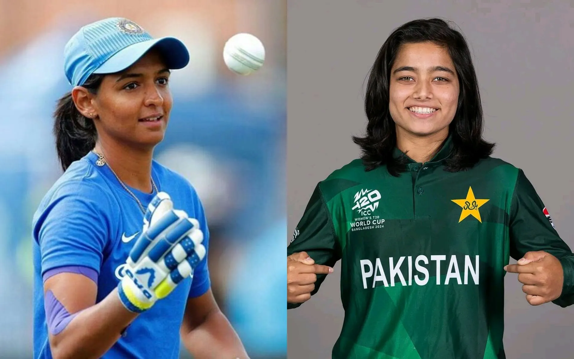IND-W Vs PAK-W (Source: @ICC/x.com & @dhillow_/x.com)