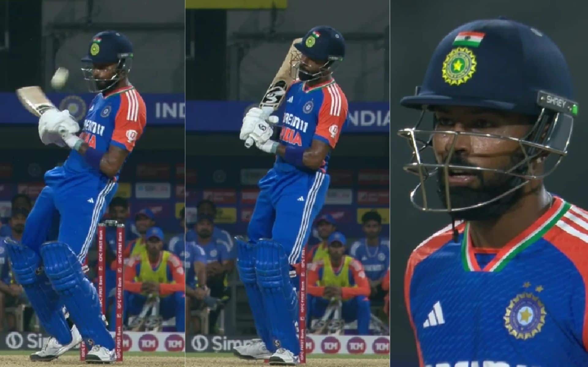 Hardik Pandya's shot left everyone in awe [Source: bcci.tv]