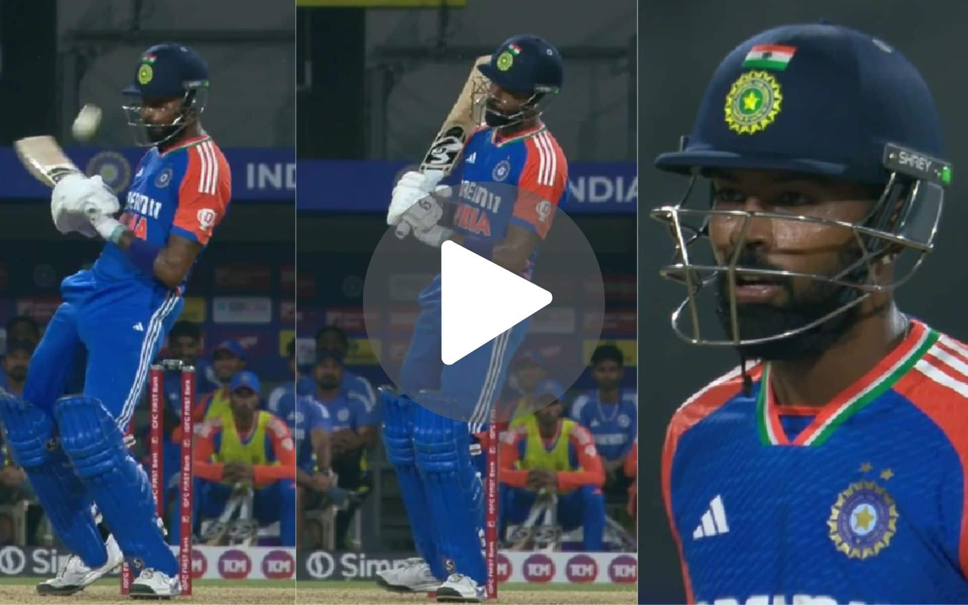 [Watch] Hardik Pandya Oozes Swag With No-Look Ramp Shot Against Bangladesh