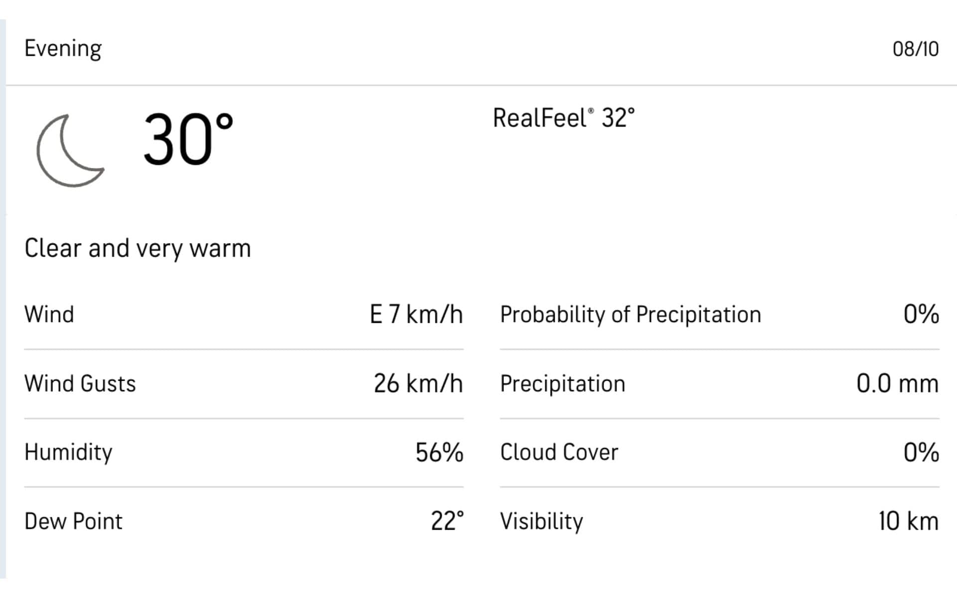 Weather Report For AUS Vs NZ [Accuweather.com]