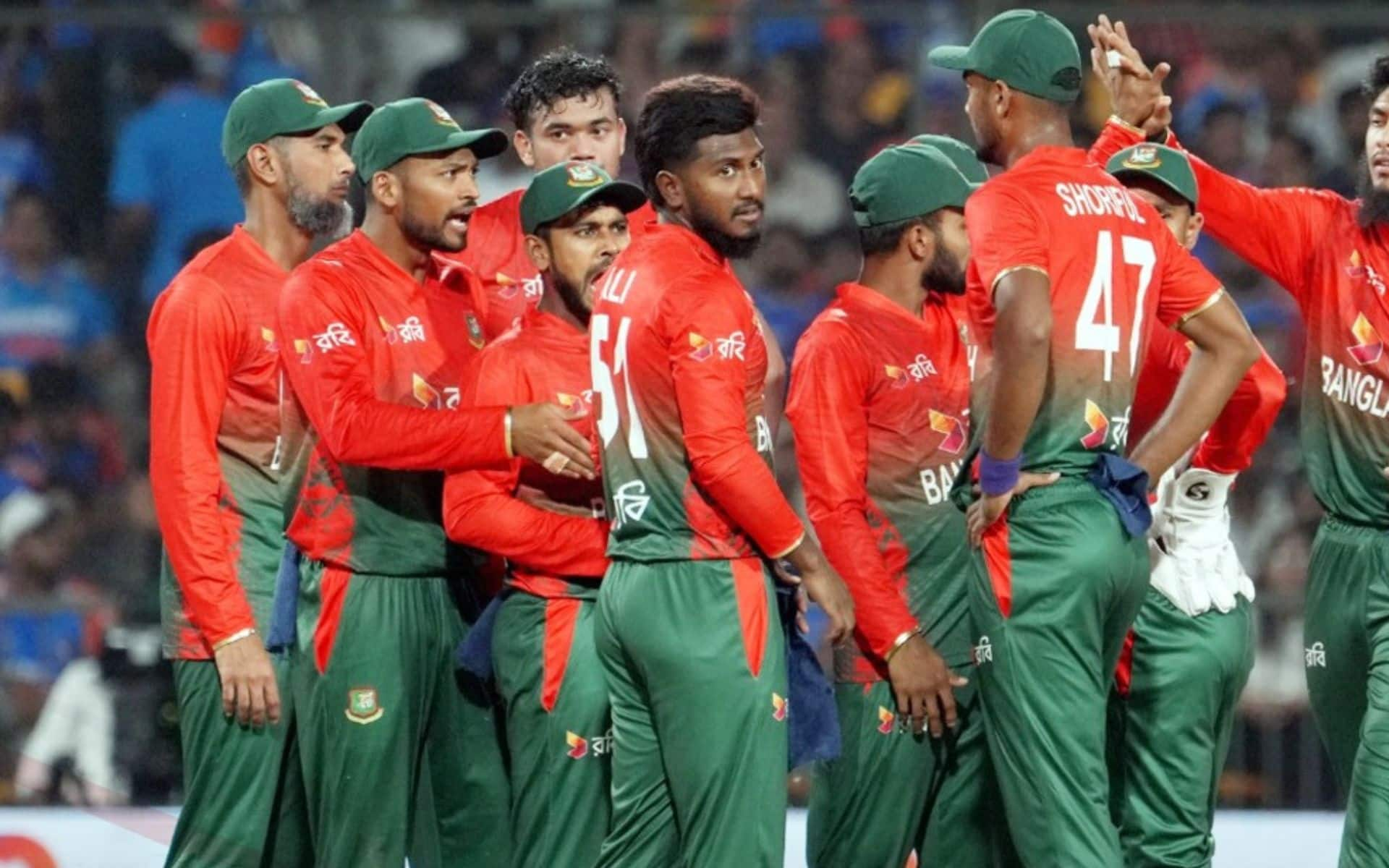 बांग्लादेश ने पहला टी20 मैच भारत से सात विकेट से गंवा दिया [स्रोत: @BCBtigers/x]