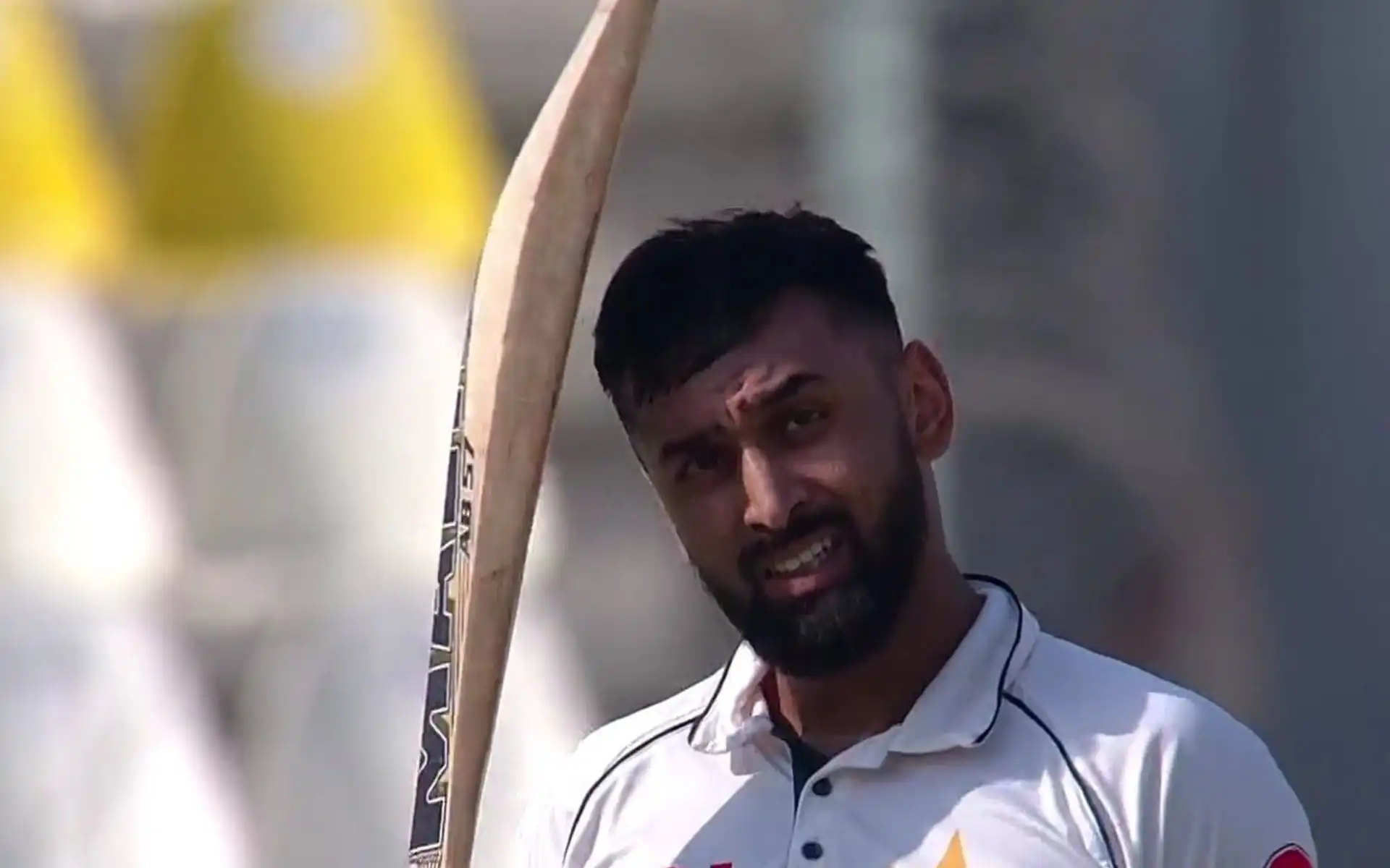 Abdullah Shafique scored century vs ENG in 165 balls (Source: @CricCrazyJohns/X.com)