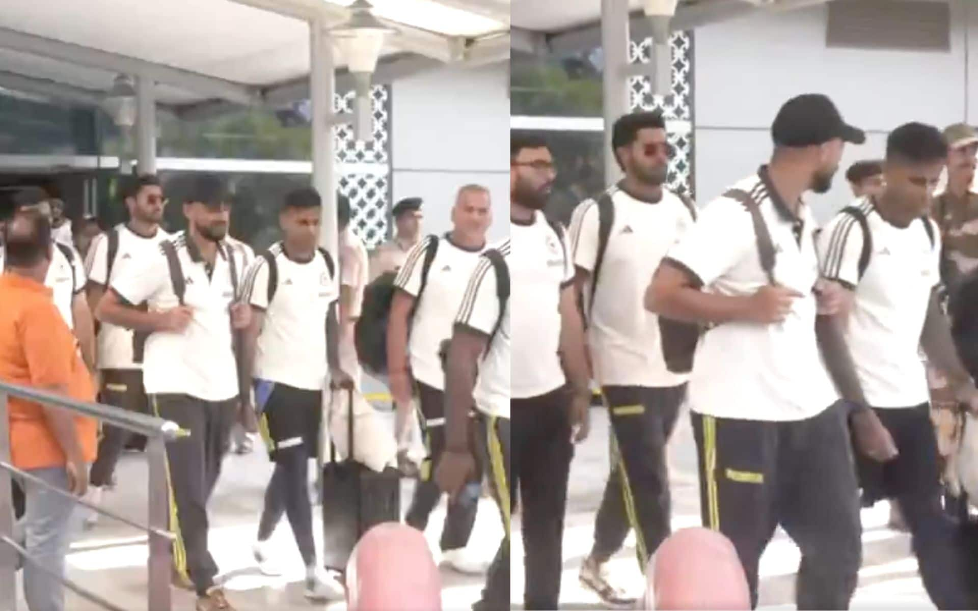 Team India arrives in Delhi for second T20I (Source: @ANI/x.com)