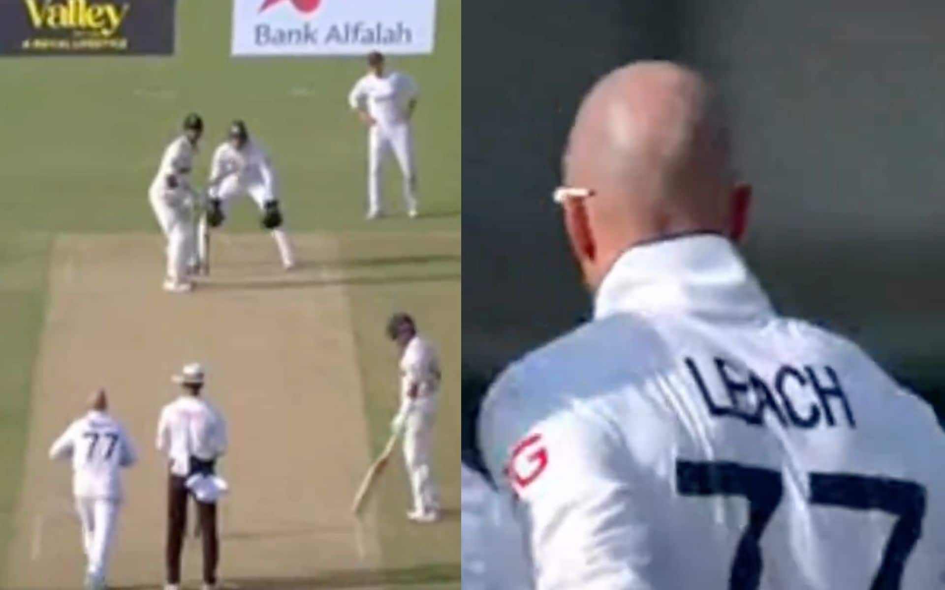 Shan Masood's Wicket- (Source: @ScreenGrab)