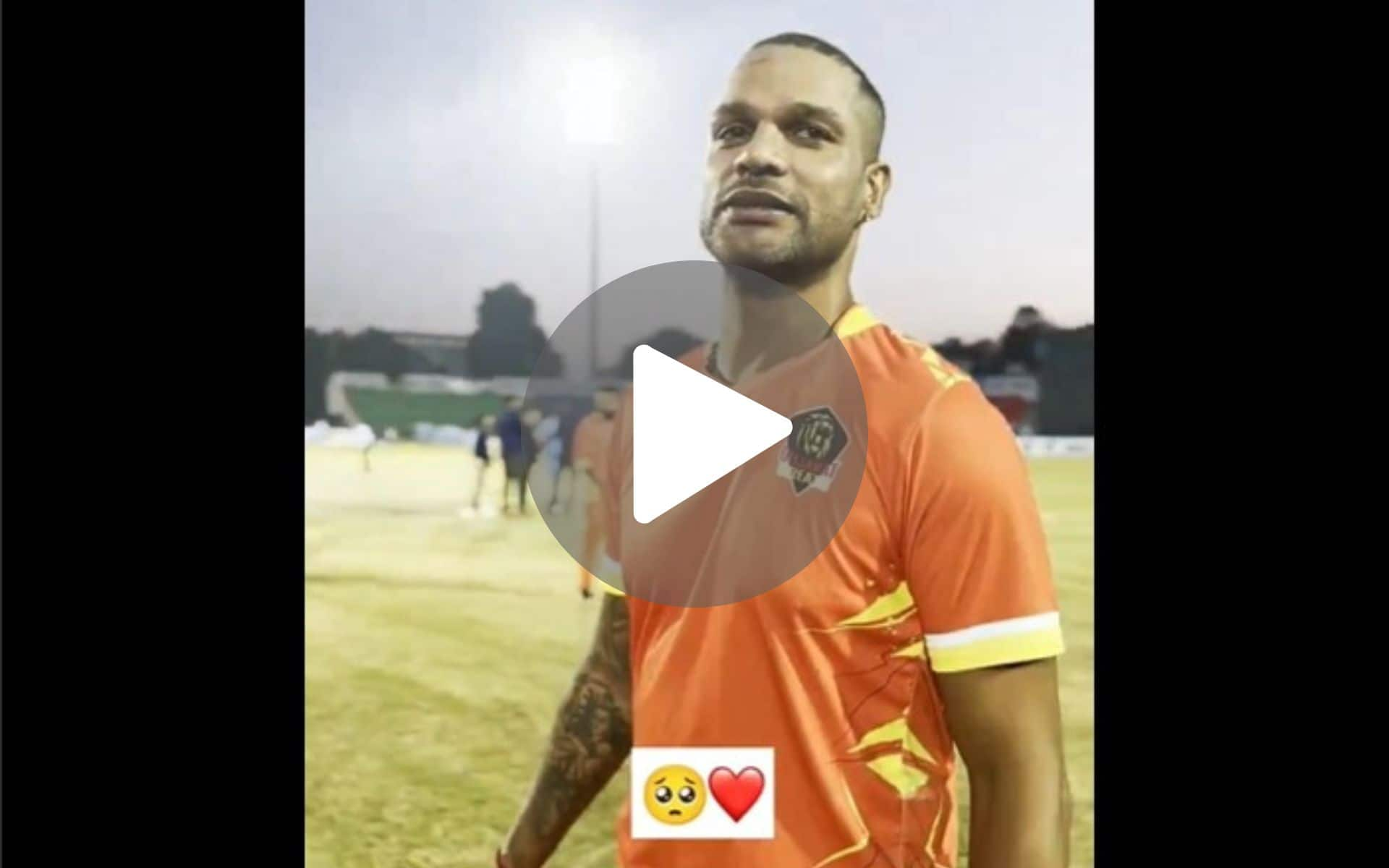 [Watch] Shikhar Dhawan Entertains With Soulful Singing Amidst Gujarat Greats Training In LLC 2024