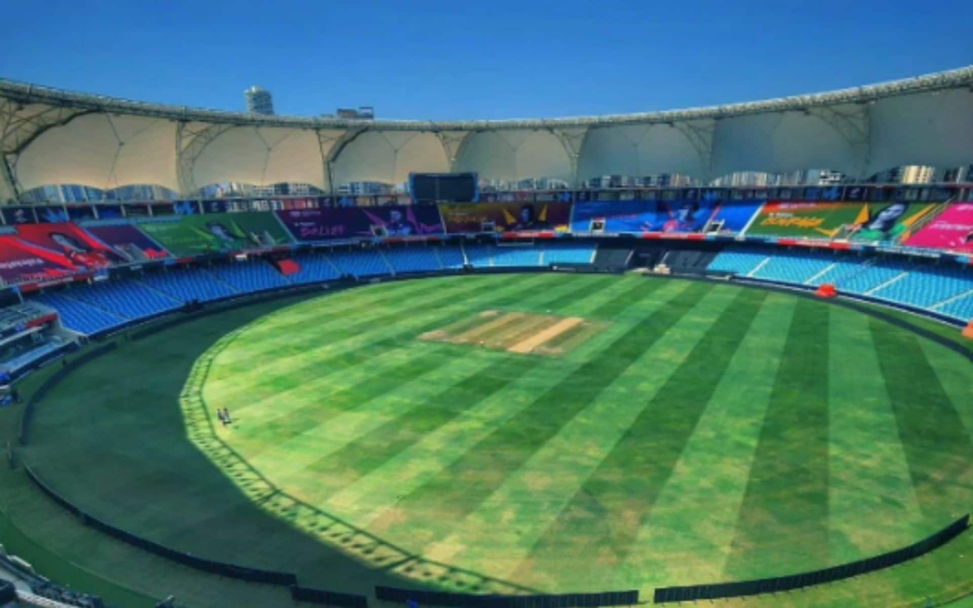 Dubai International Cricket Stadium [Source: @AJpadhi/x.com]