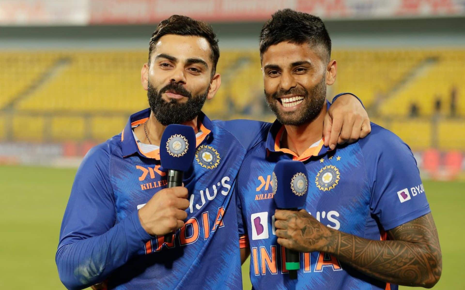 Suryakumar Yadav and Virat Kohli- (Source: @Johns/X.com)