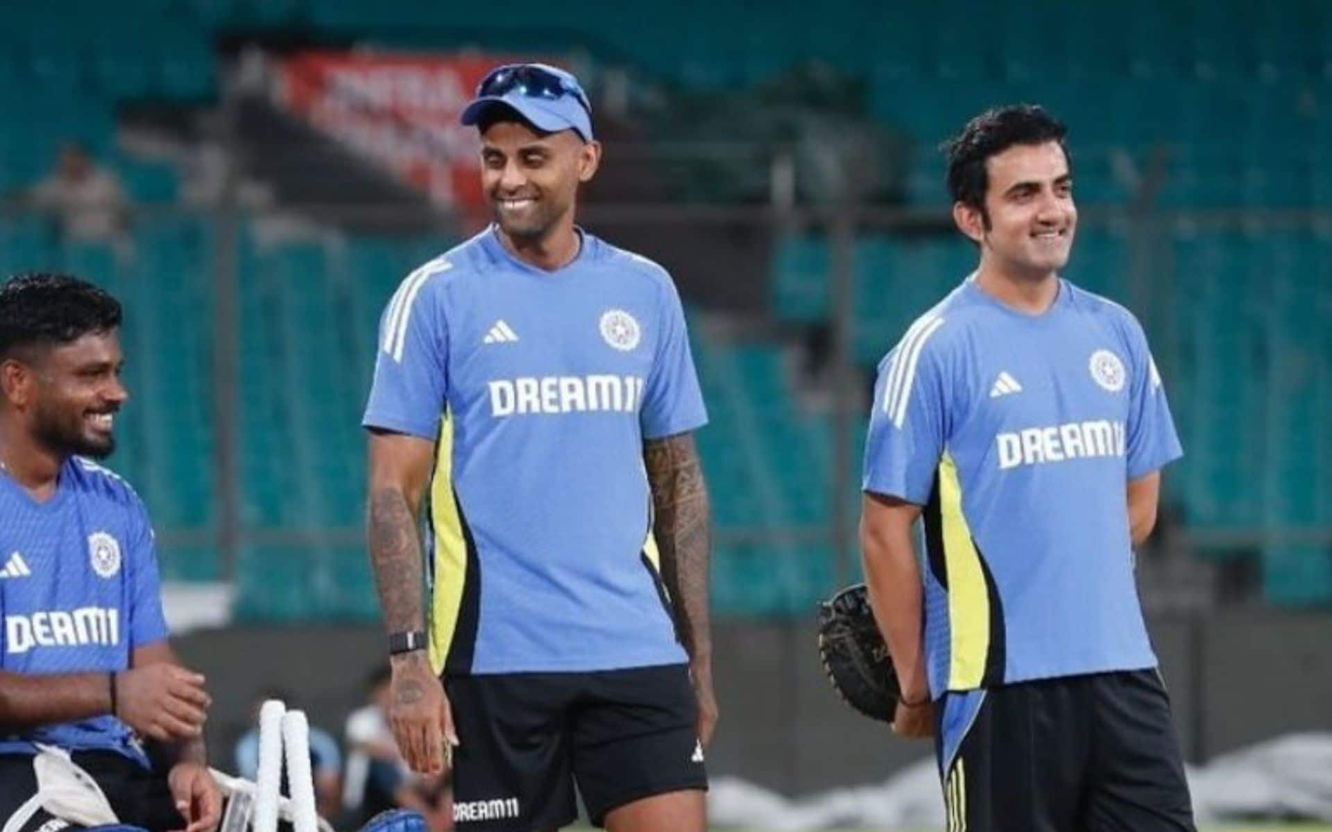 Suryakumar Yadav and Gautam Gambhir- (Source: @Johns/X.com)