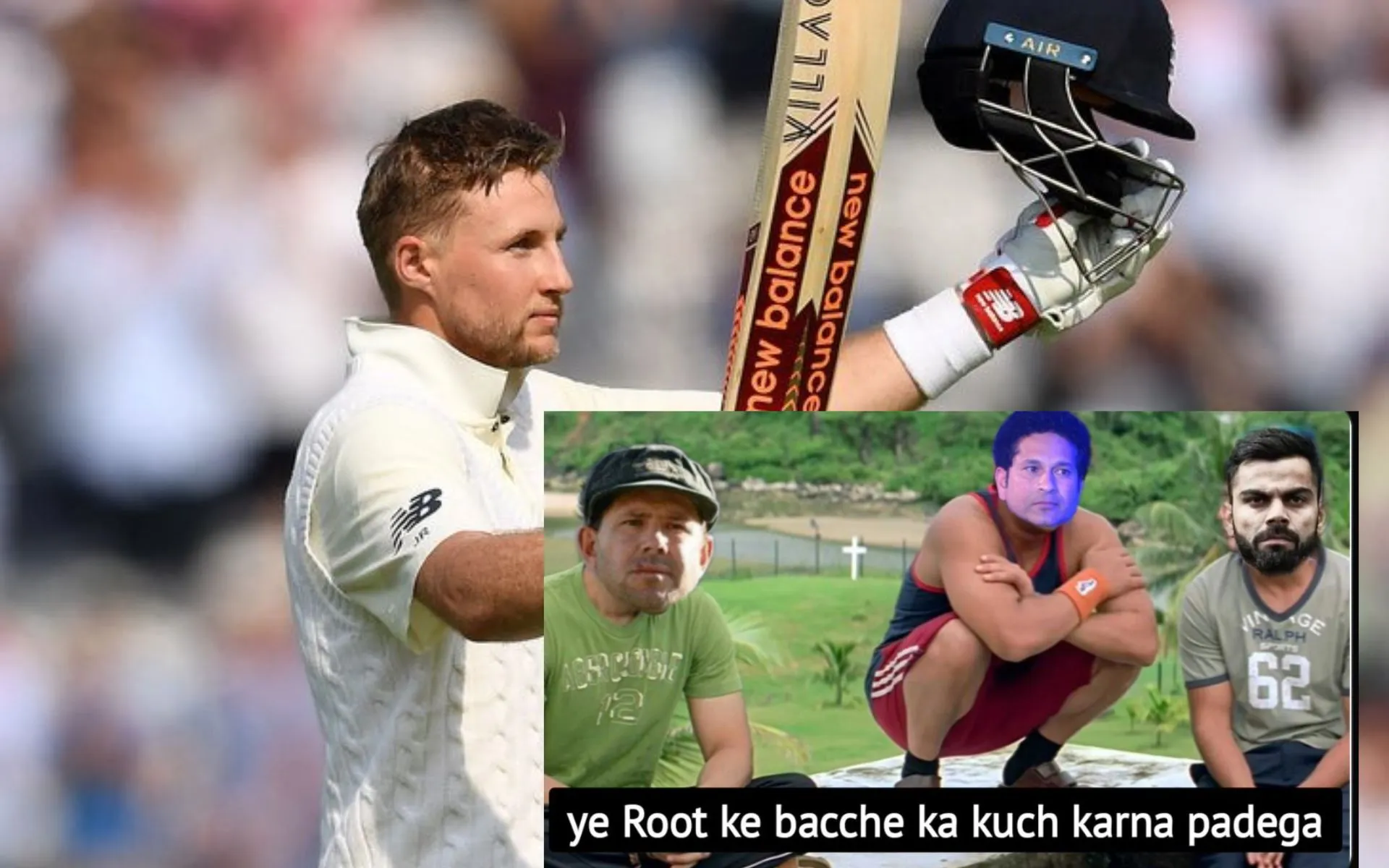 Joe Root's remarkable century (Source: @M_N_A_PK/X.COM)