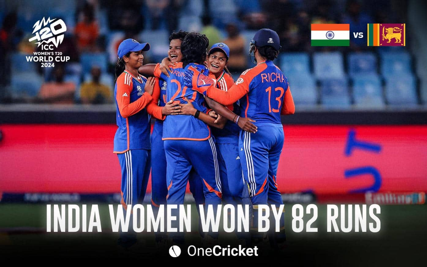 India women won by 82 runs [Source: OneCricket]