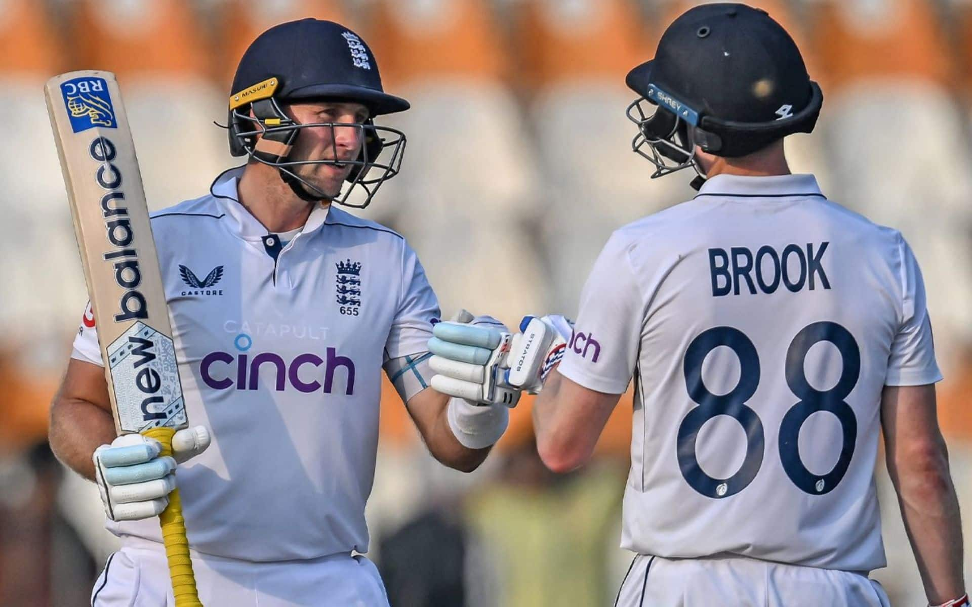 4. Joe Root & Harry Brook - 454 runs (@englandcricket/X.com)