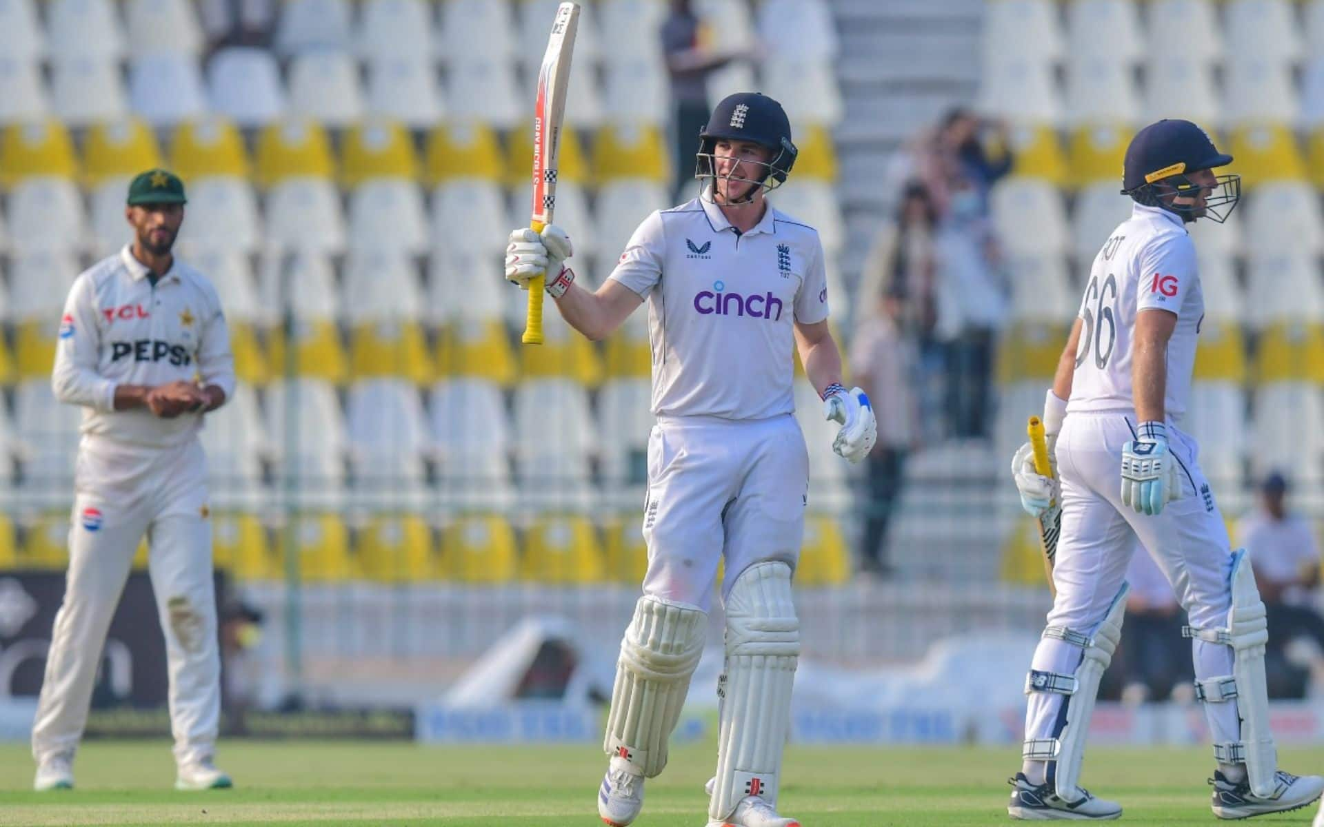 England stuns Pakistan with 823/7 total on Day 4 of Multan Test (@TheRealPCB/X.com)