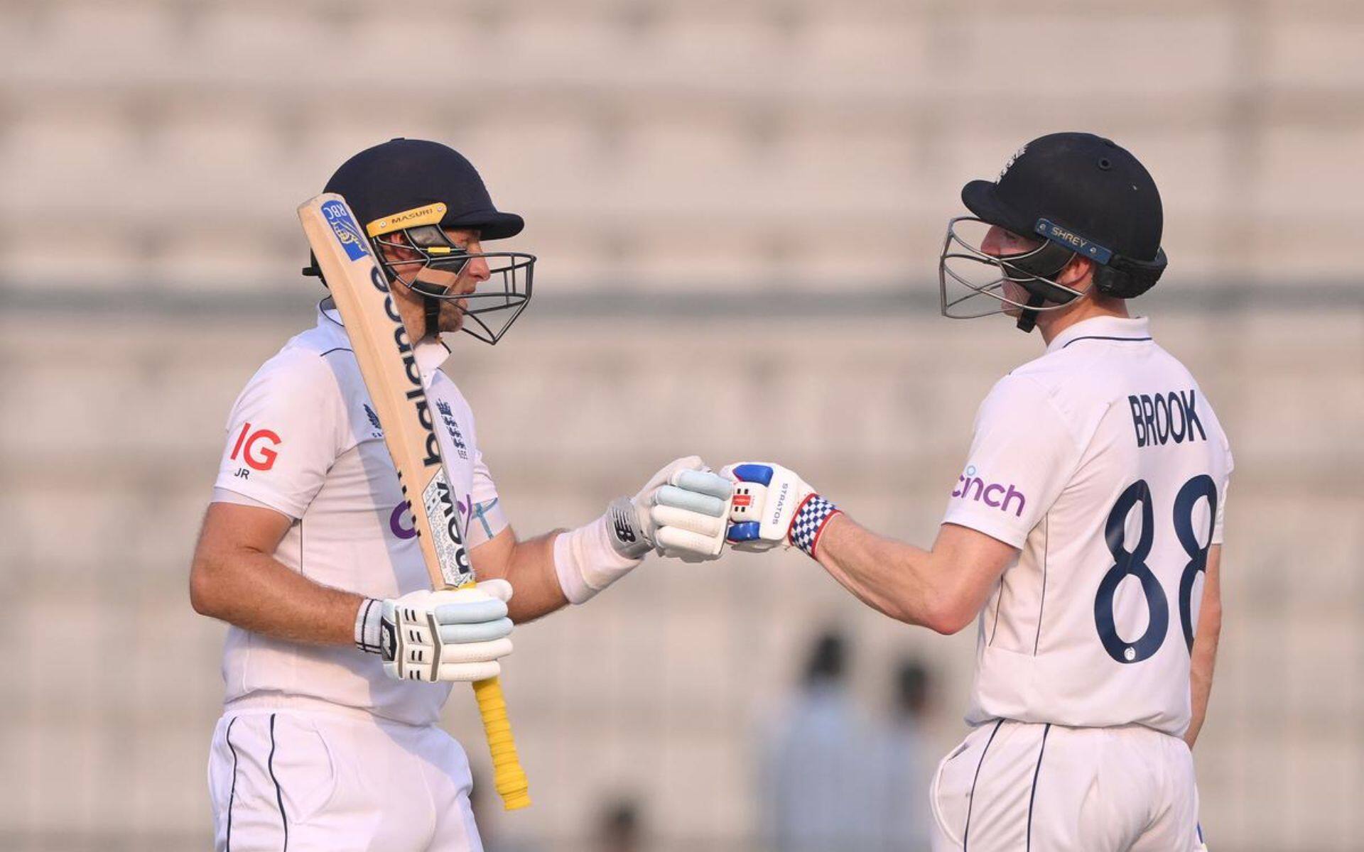 Joe Root and Harry Brook- (Source: @MufadalVohra/X.com)