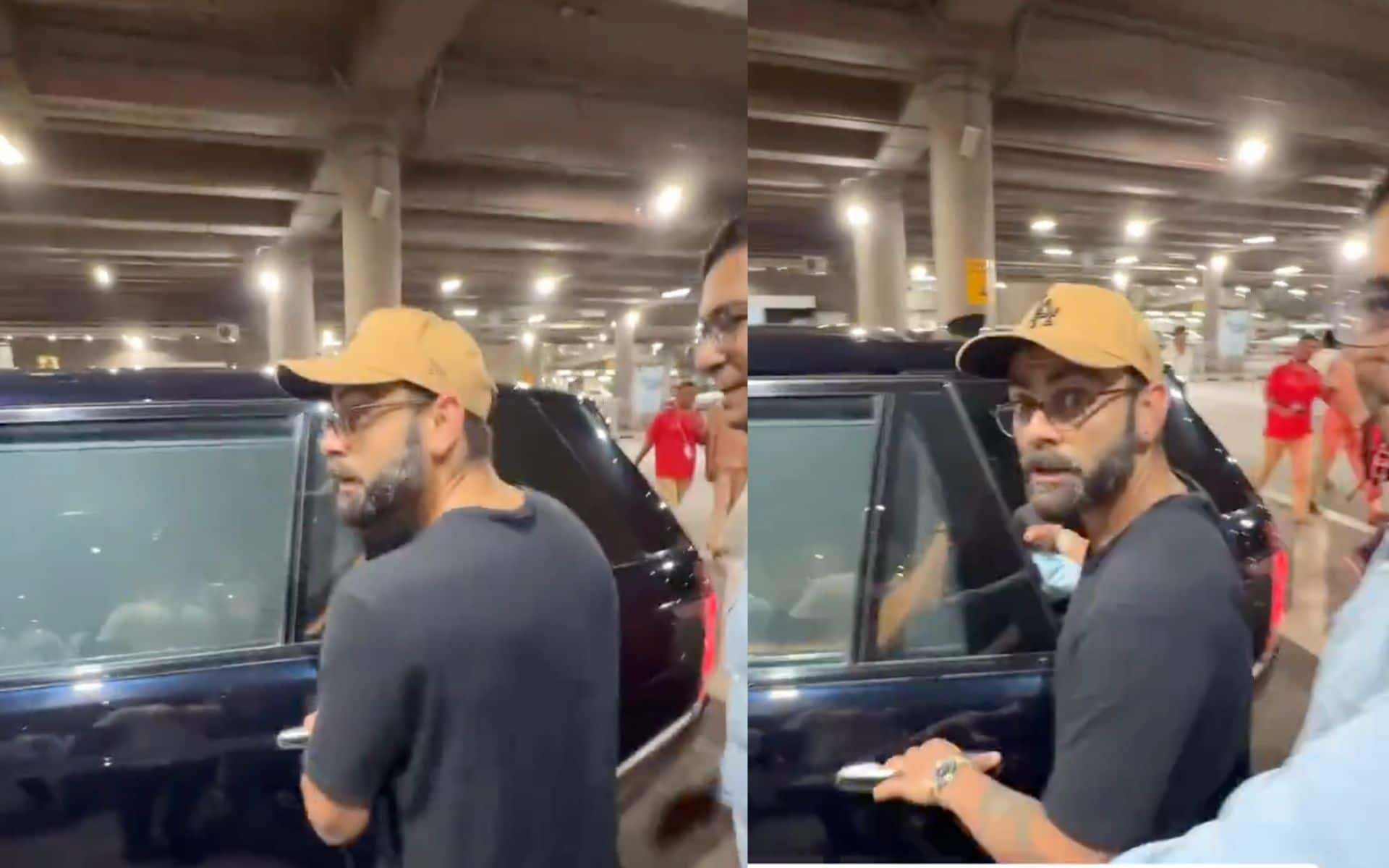 Virat Kohli spotted at airport [@mufaddal_vohra/X.com]