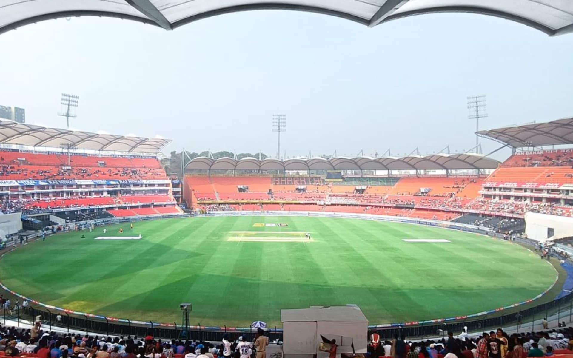 Rajiv Gandhi International Cricket Stadium [Source: @FaizBaig/X.com]