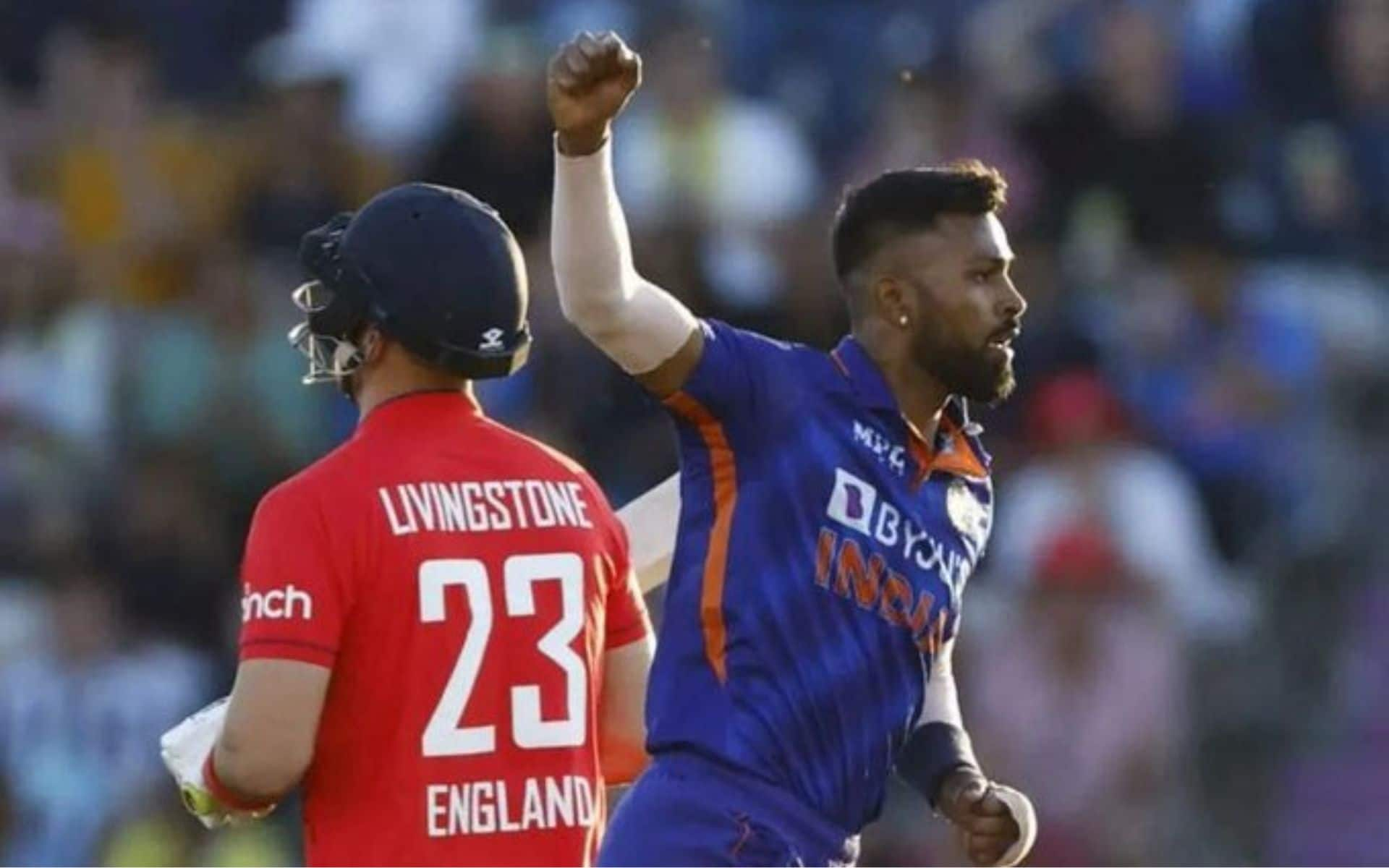 Hardik Pandya 51 and 4/33 vs England [Source: @HardiK33x/x.com]