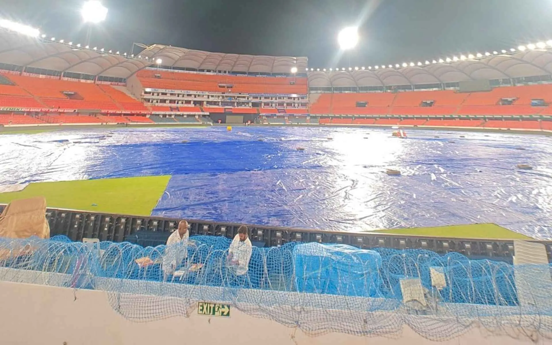Rajiv Gandhi Stadium in Hyderabad( Source: @mufaddal_vohra/x.com)