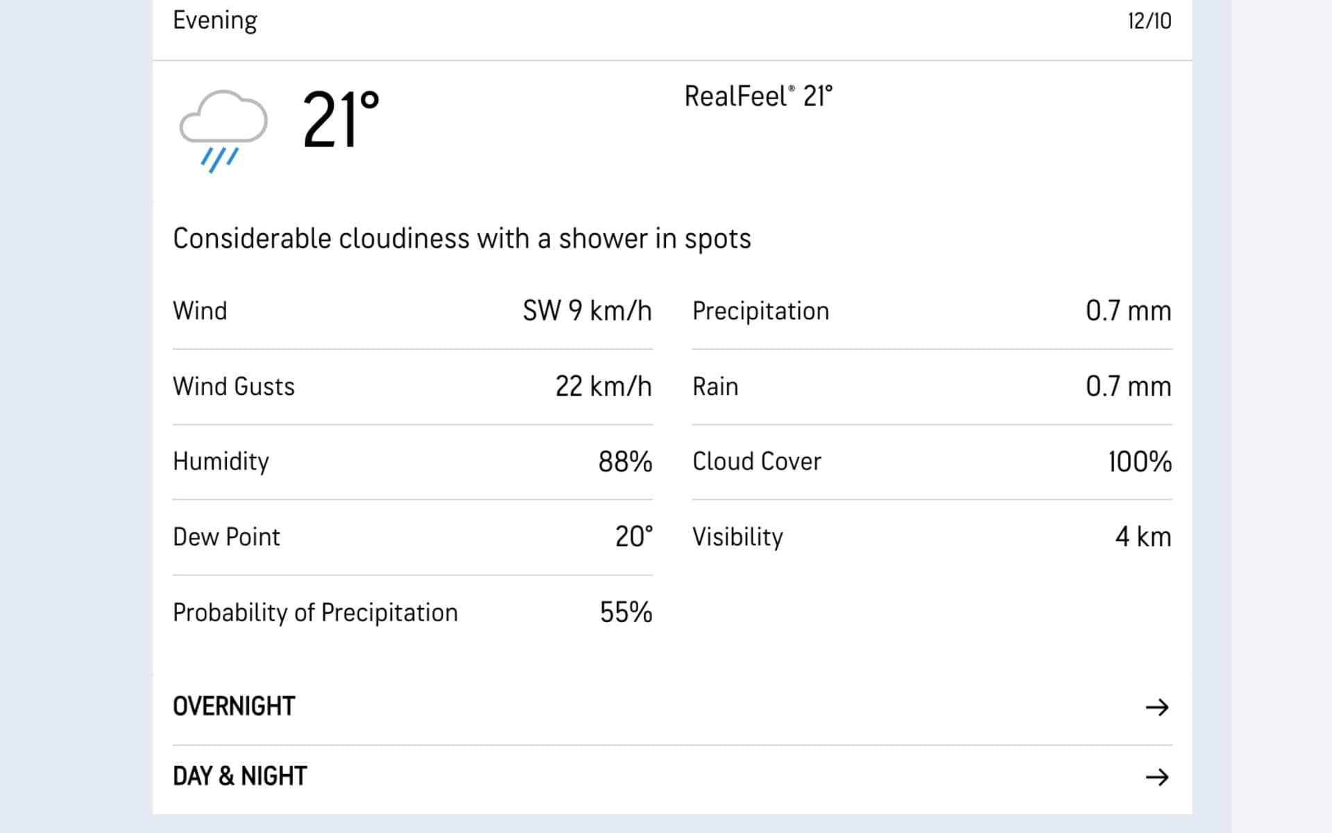 Weather Report for SL vs WI (Source: @AccWeather.com)
