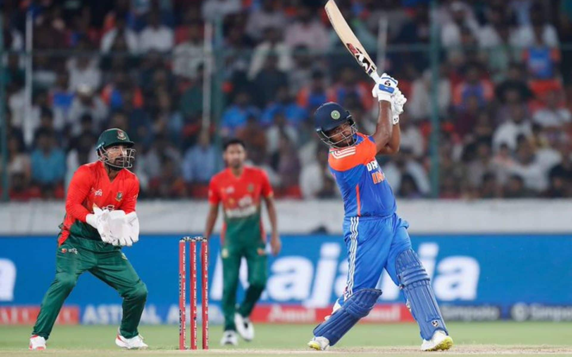 Sanju Samson smashed 30 runs in an over [Source: @BCCI/x.com]