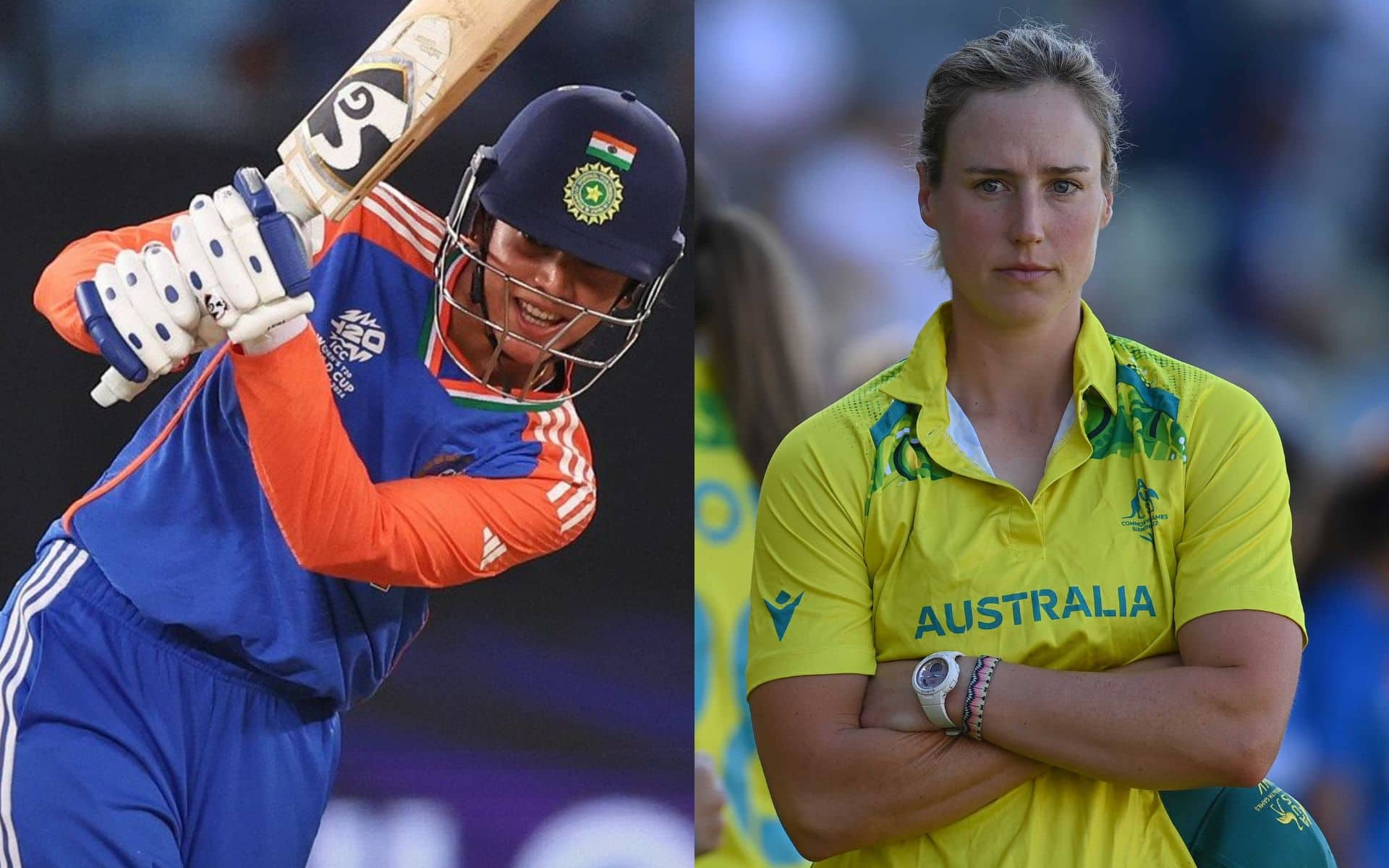 Smriti Mandhana and Ellyse Perry [Source: @cricketcomau, @Sportskeeda/x.com]