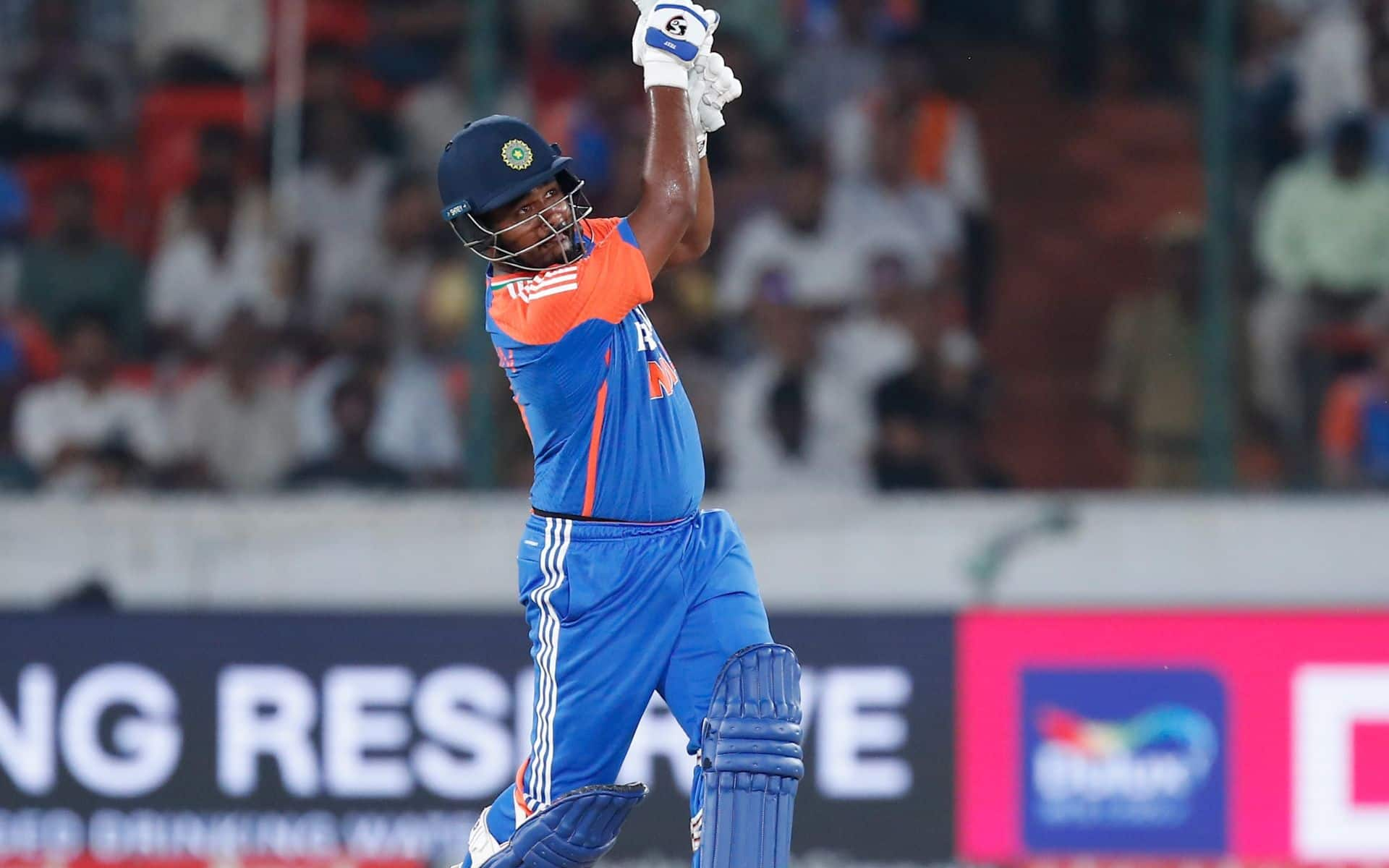 Sanju Samson slams 40-ball century against Bangladesh (@BCCI/X.com)