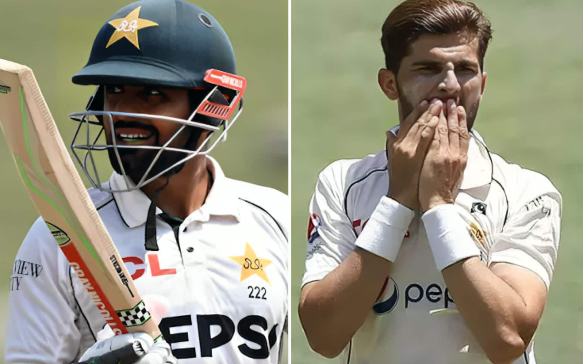 Babar Azam and Shaheen Afridi have been dropped from 2nd and 3rd Tests (Souce@@OneCricketApp/X.com)