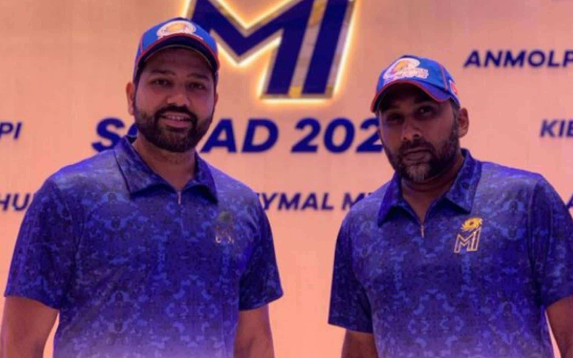 Rohit Sharma & Mahela Jayawardene [Source: @mipaltan/x.com]