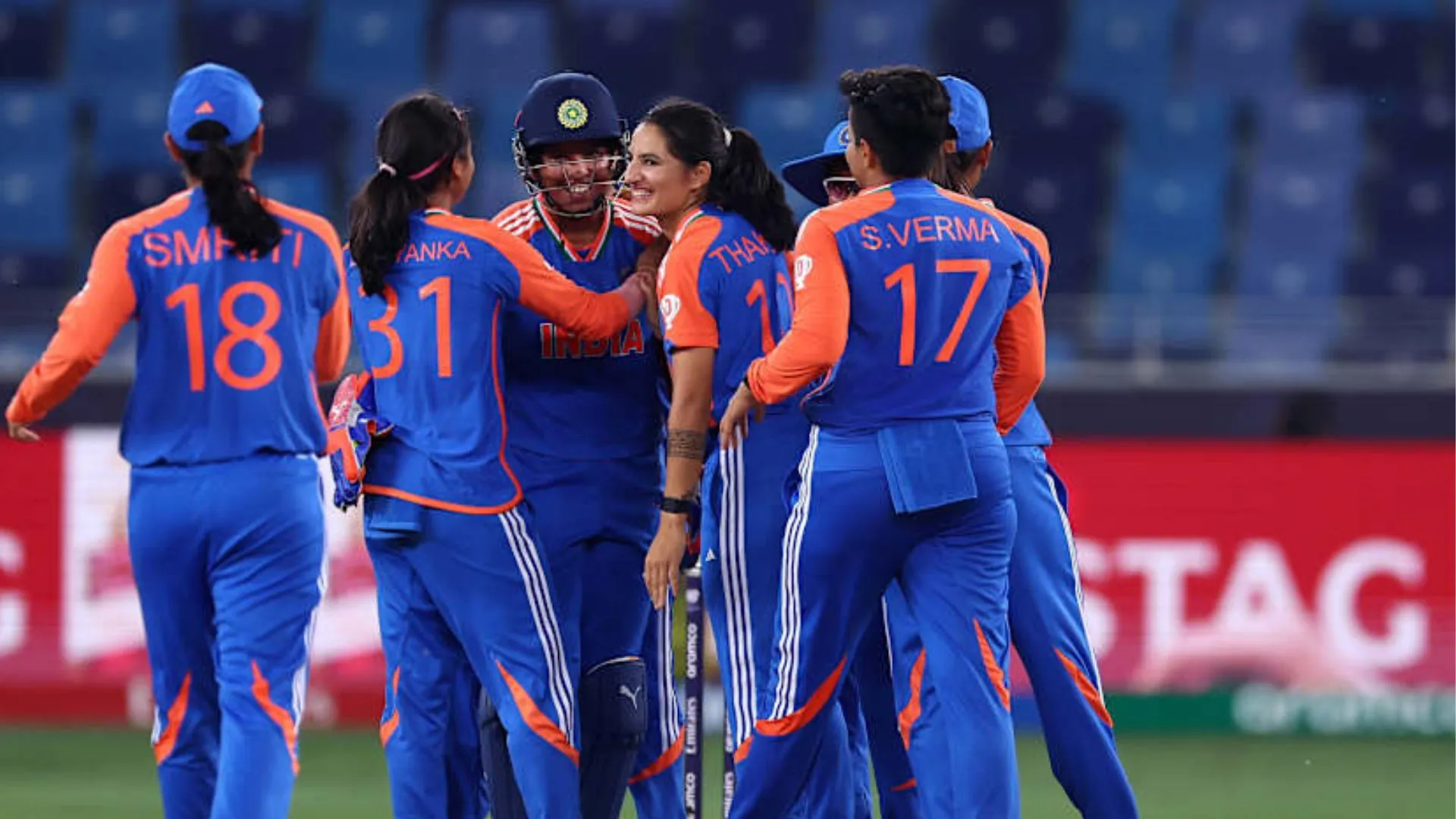 India Women at the T20 World Cup 2024 [Source: @T20WorldCup/X]