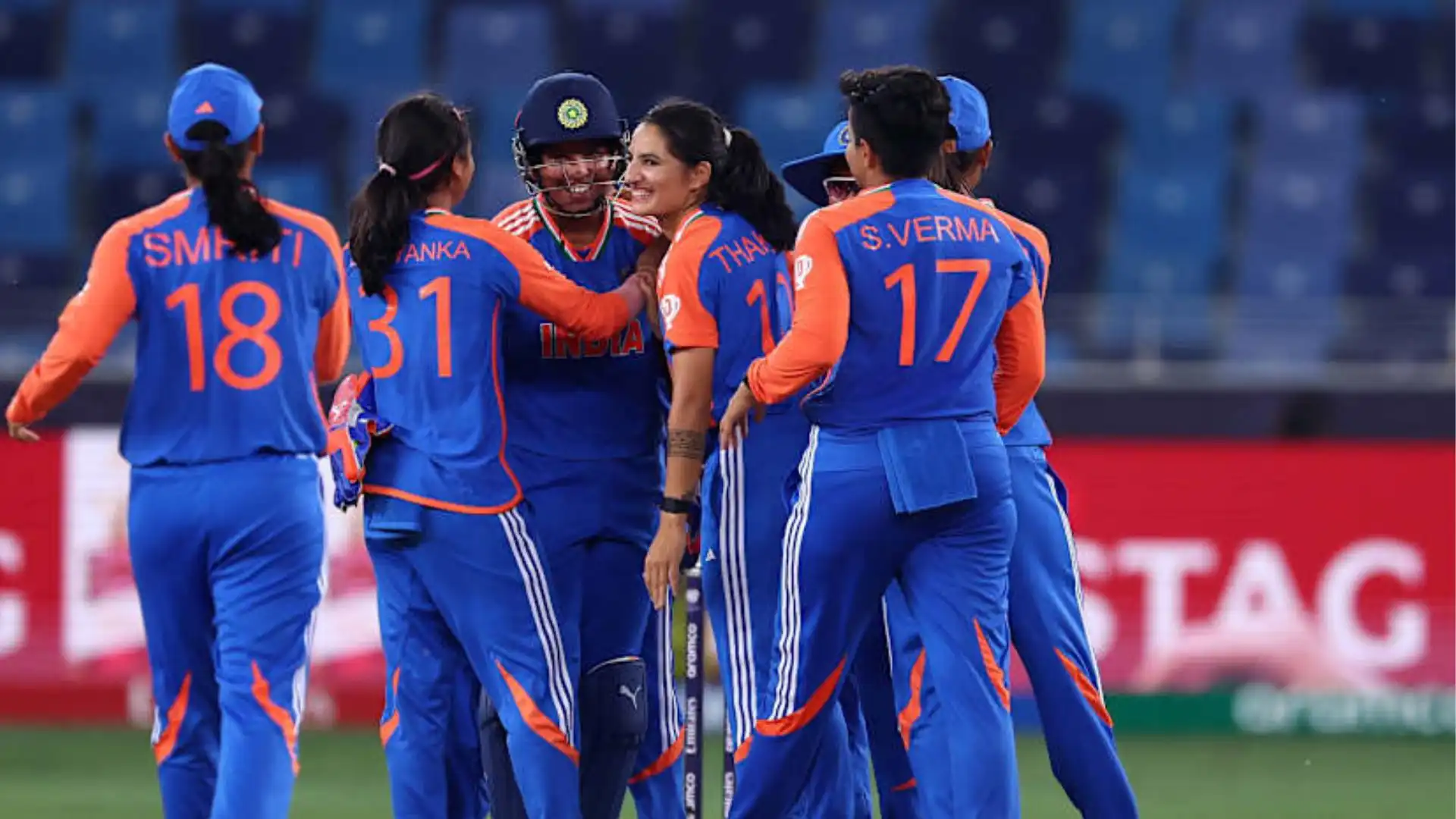 India Women at the T20 World Cup 2024 [Source: @T20WorldCup/X]