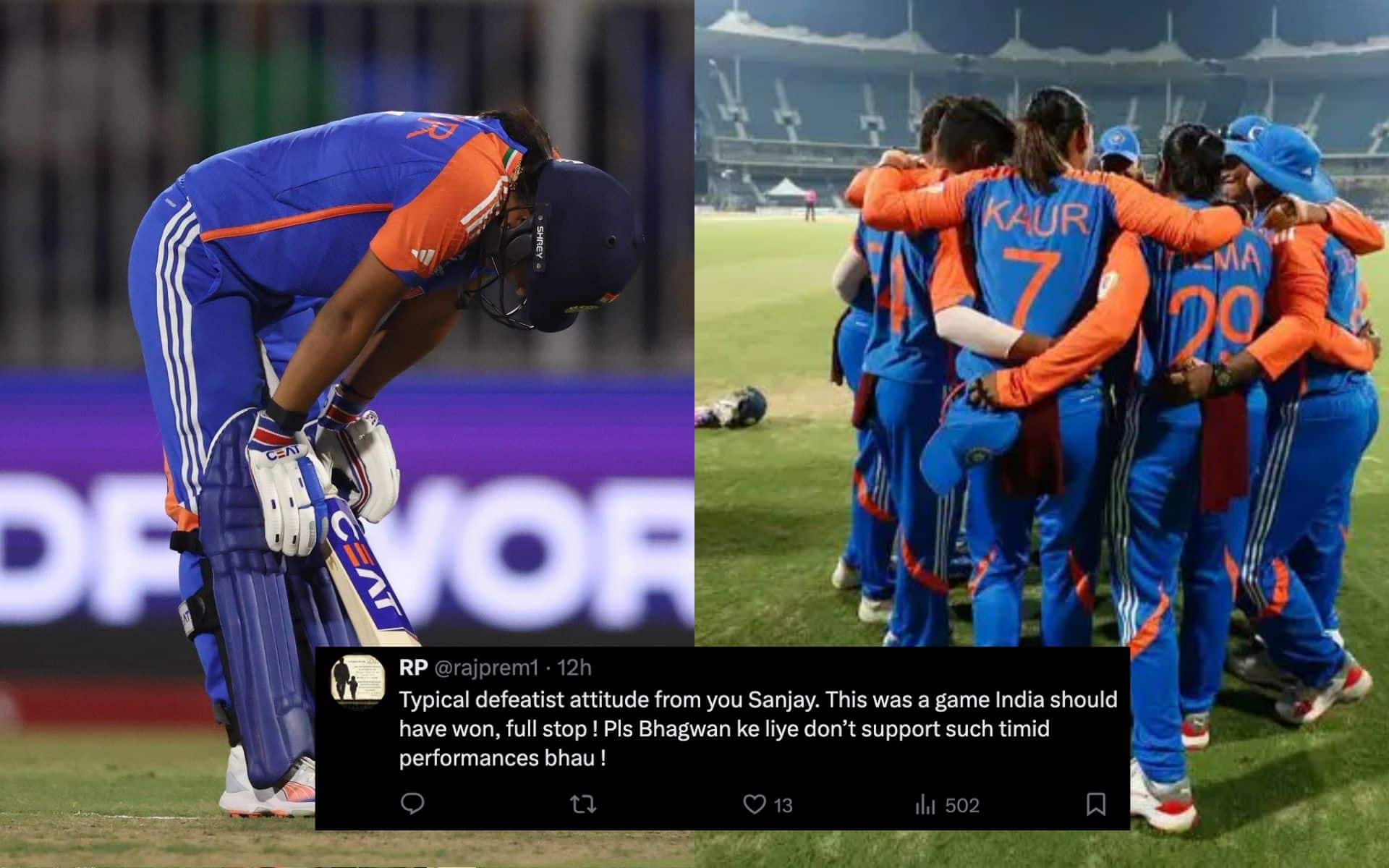 Fans react to Sanjay Manjrekar’s Tweet (Source: @Kohliforlife_18/x.com, @bhai_cric_he/x.com)