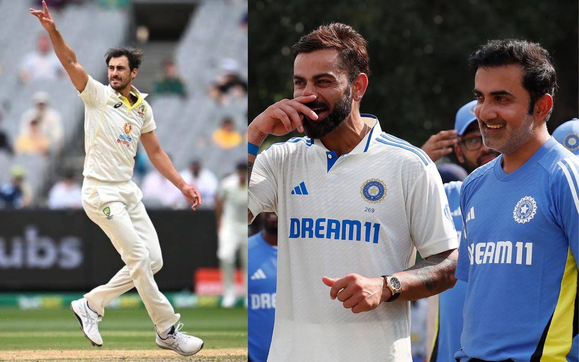 Starc and Kohli - (Source: @CricketFansClub/X.com)