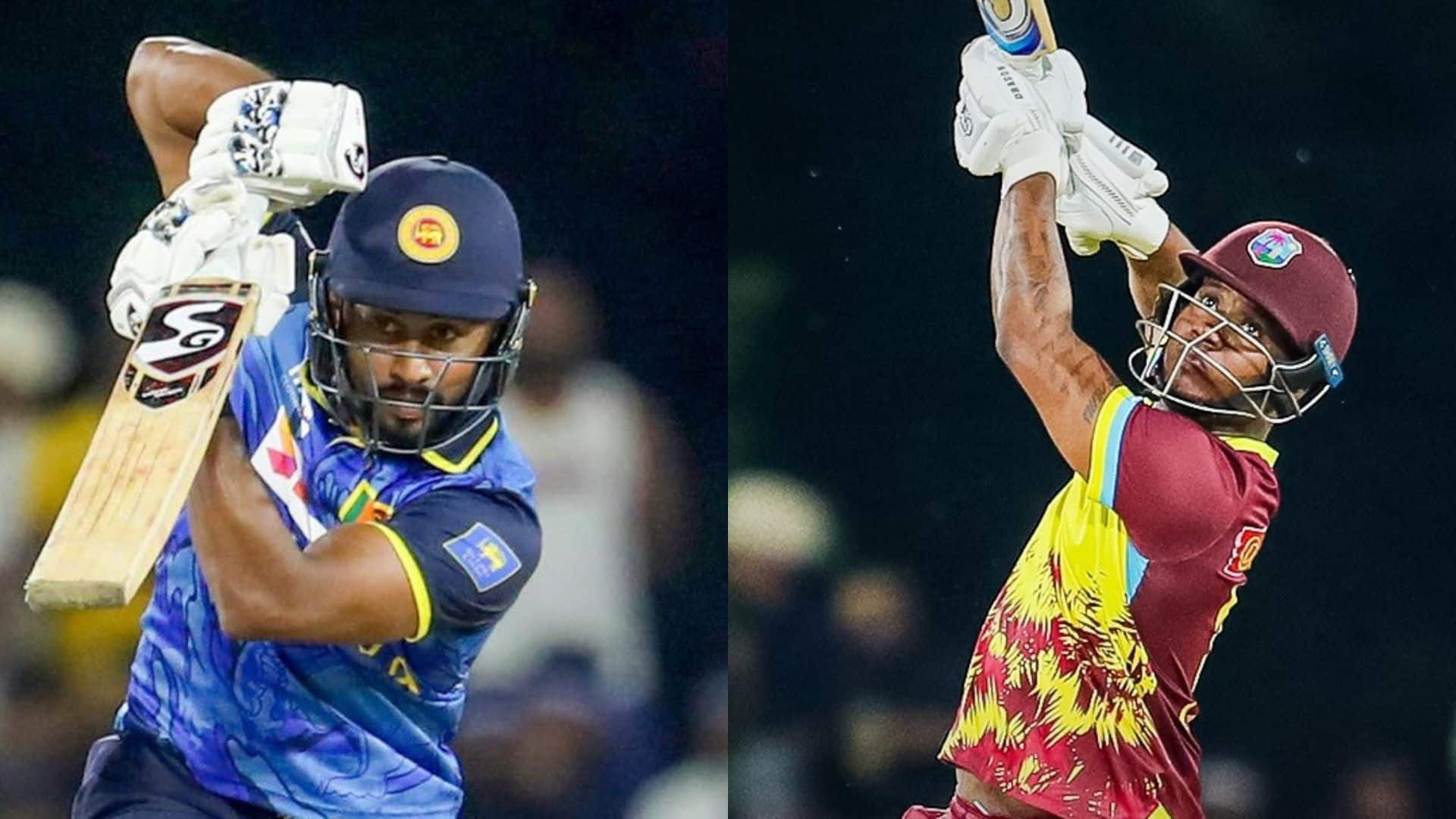 Mendis and Lewis will be crucial for their respective teams [Source: @windiescricket, @OfficialSLC/X]