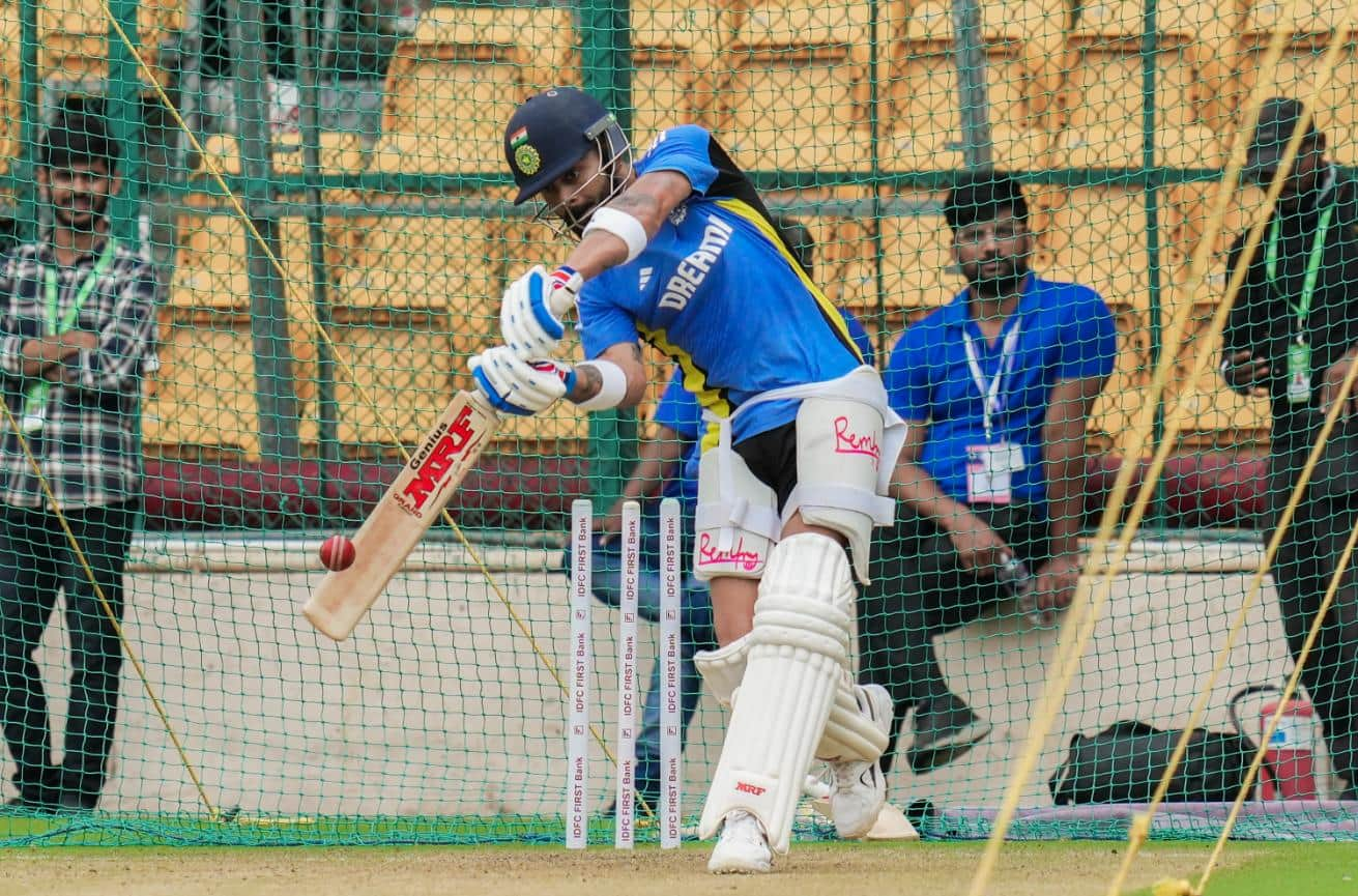 Virat Kohli in training session [Source: PTI]
