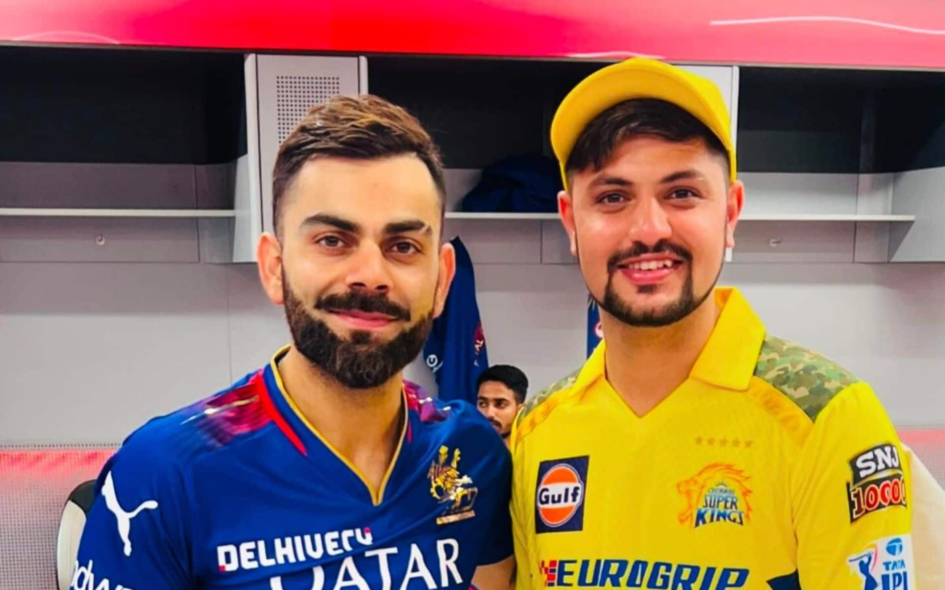 Virat Kohli and Sameer Rizvi (Source:@ViratGang/x.com)