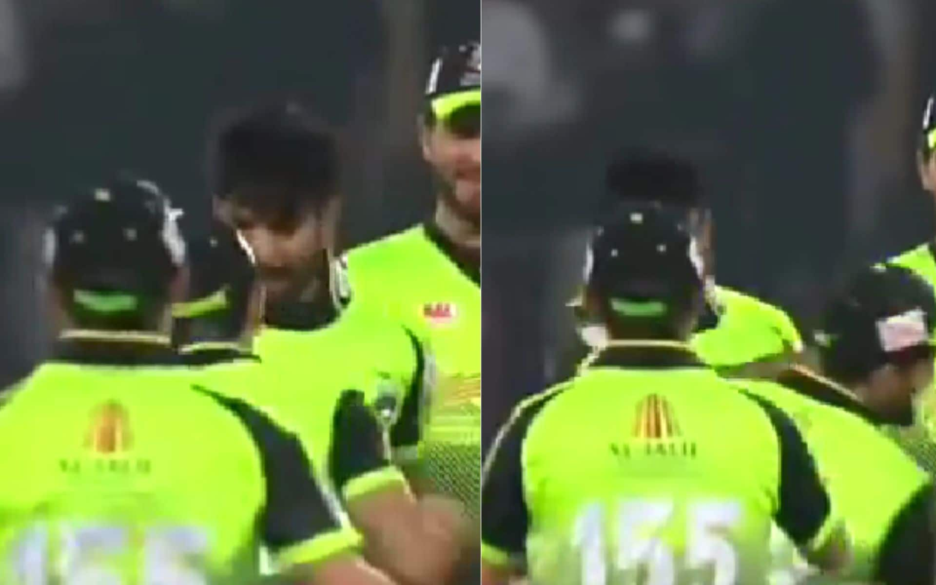 Haris Rauf had slapped Kamran Ghulam during PSL 2022 [Source: @ipagshah00/x.com]