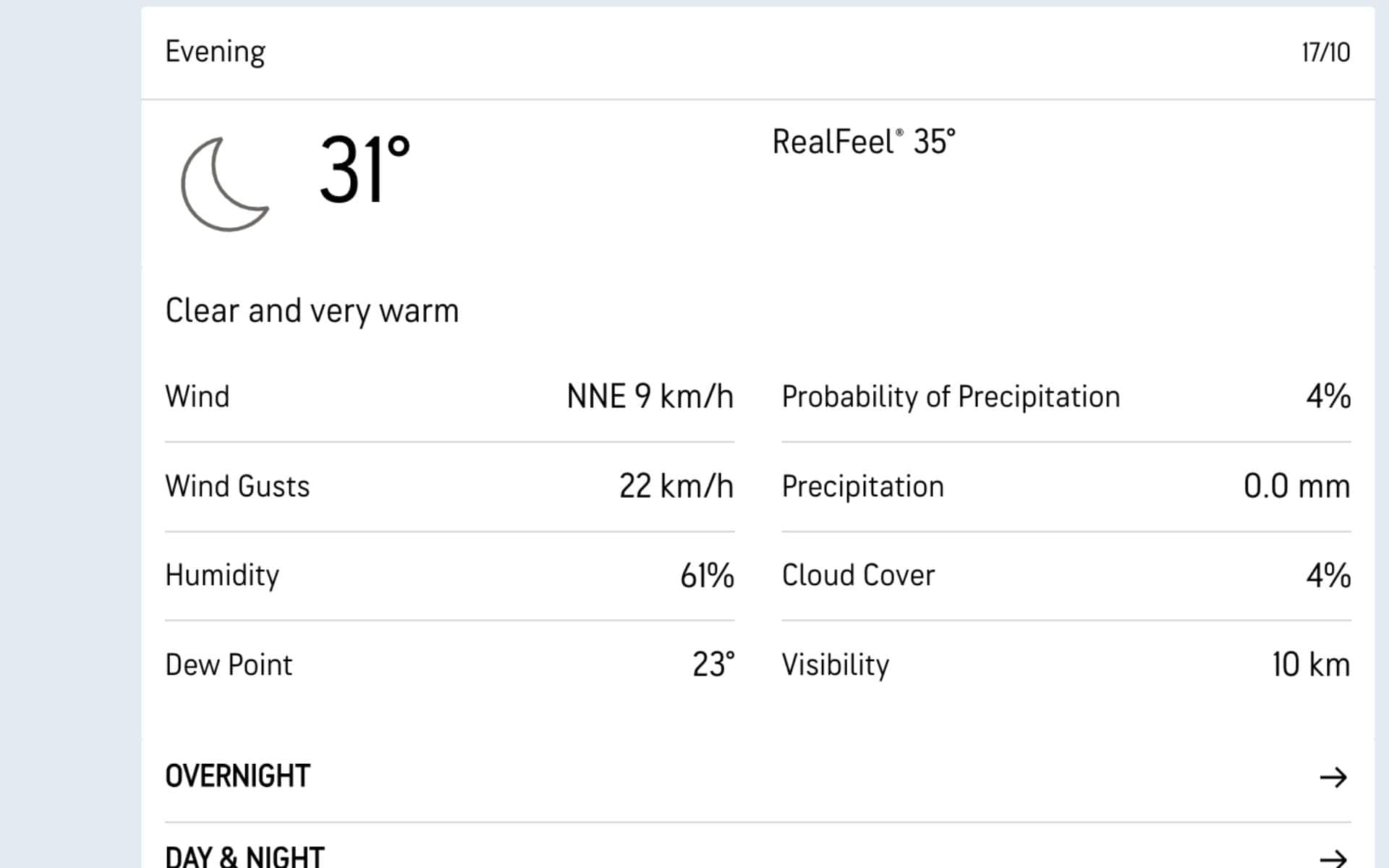 Weather Report For AUS-W Vs SA-W (Source:@AccuWeather.com)