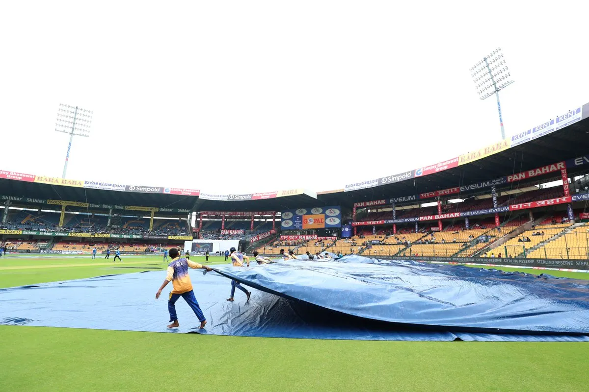 Rain in Bengaluru [Source: @BCCI/X.Com]

