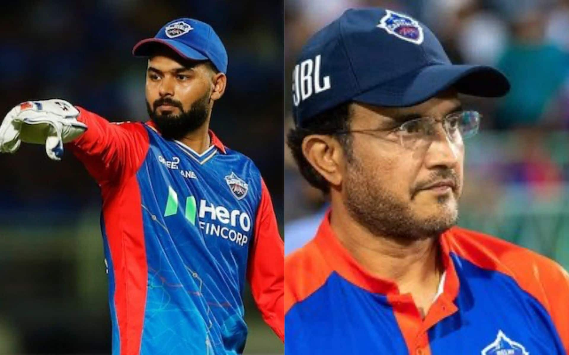 Rishabh Pant and Sourav Ganguly - (Source: @Johns/X.com)