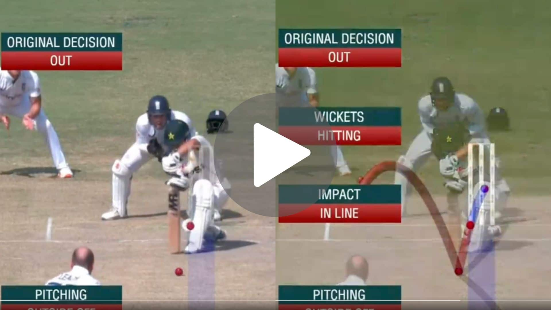 [Watch] Babar Azam's Replacement Kamran Ghulam Disappoints As Leach Traps Him Plumb In Front