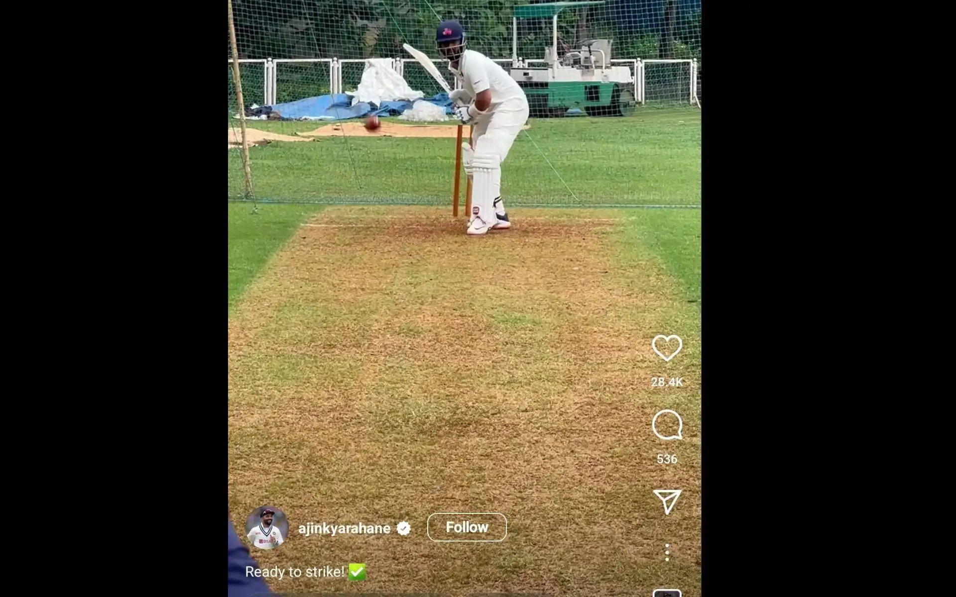 Ajinkya Rahane's social media reel breaks the internet (@mufaddal_vohra/X.com)