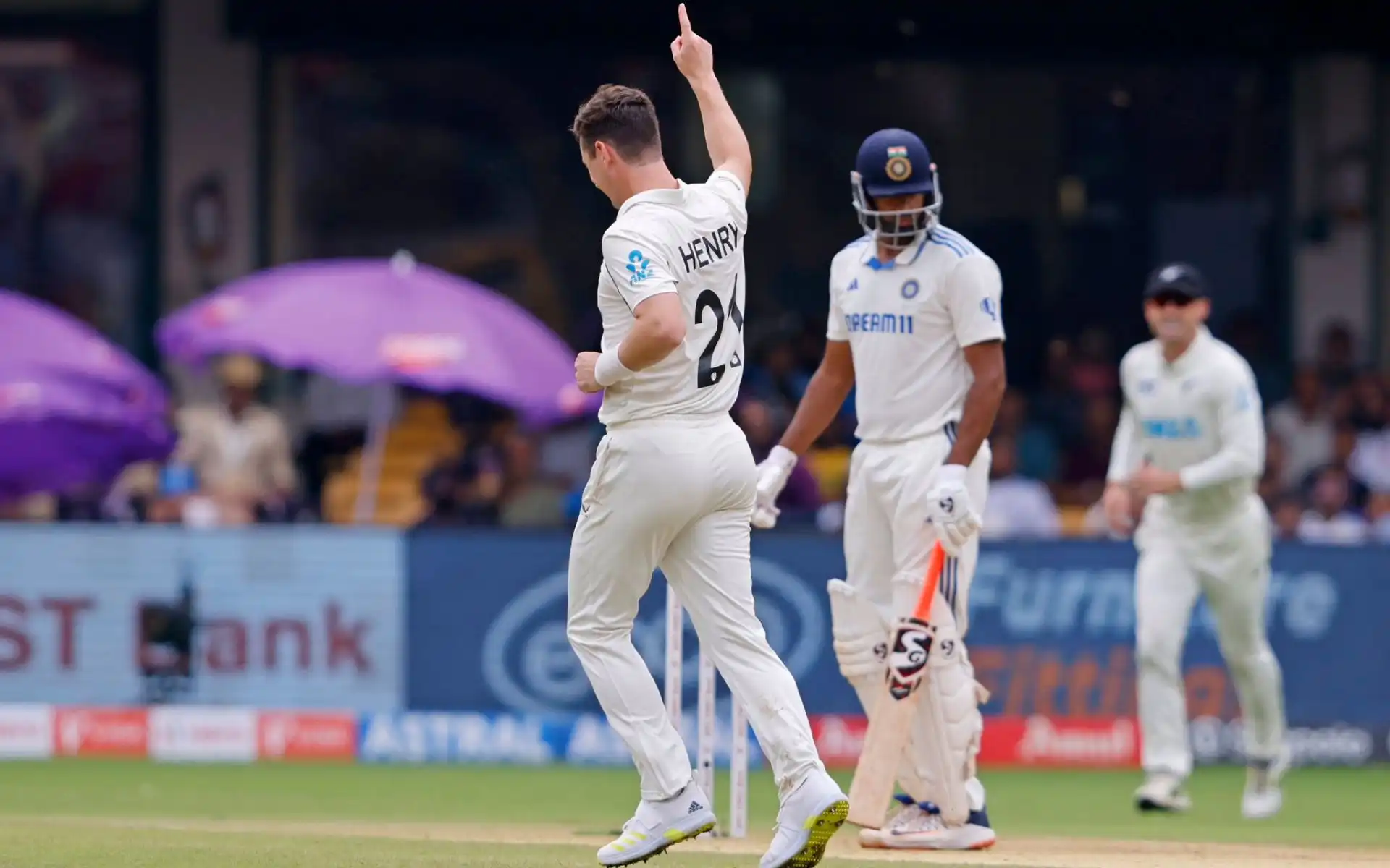 New Zealand dominated India throughout Day 2 [Source: @BLACKCAPS/x]