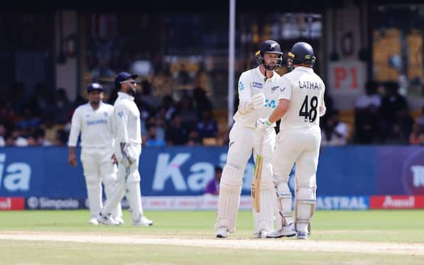 IND vs NZ 1st Test Day 2 Highlights: Conway Mounts NZ Lead After Henry, O’Rourke’s Demolition Acts