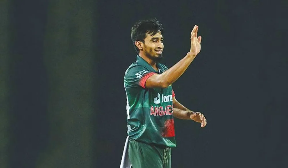 Tanzim Hasan will be a key player for Bangladesh [Source: @saifahmed75/X.Com]
