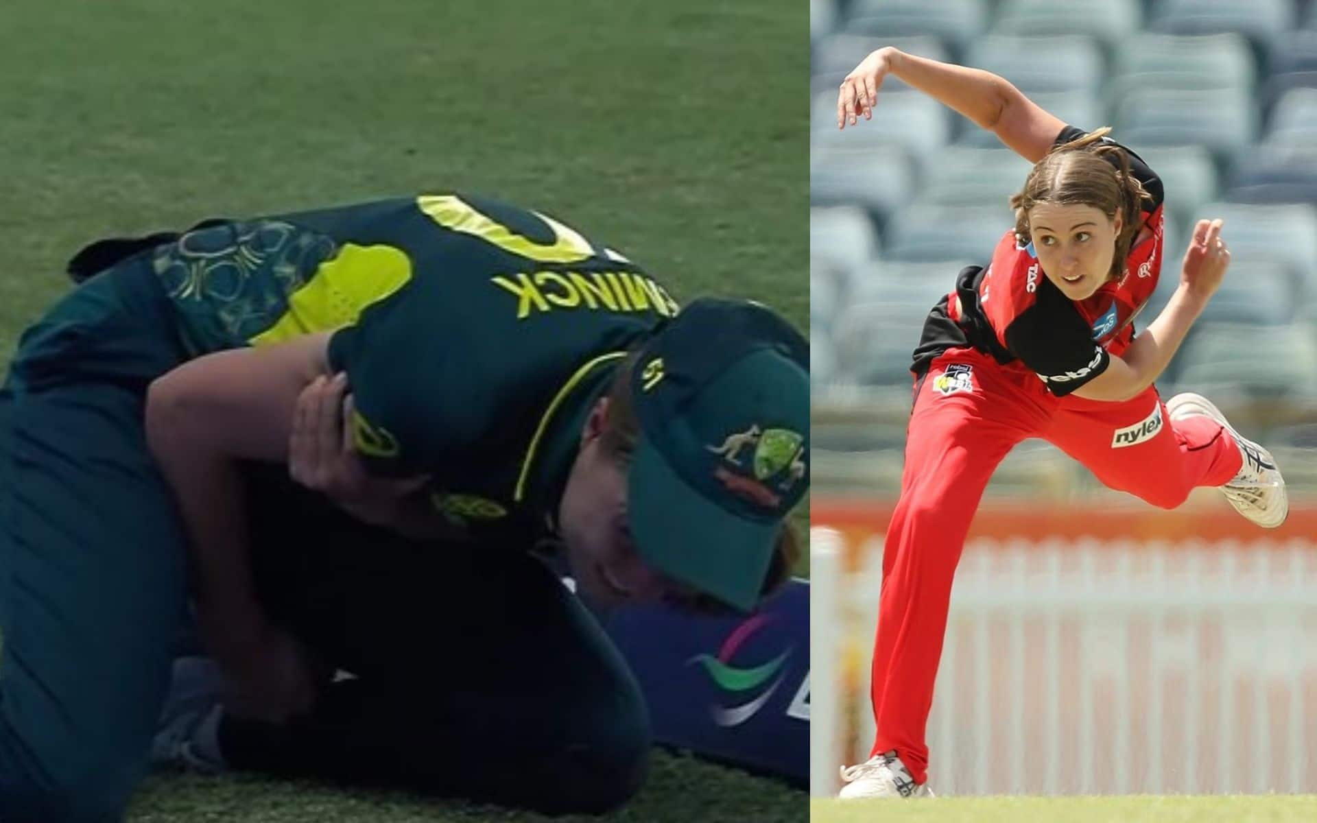 Australian bowler Tayla Vlaeminck ruled out of WBBL 2024 (Source: @Vitu_E,x.com and @imfemalecricket,x.com)